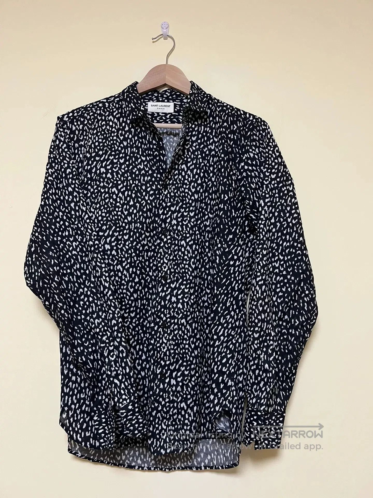 Saint Laurent Paris Saint Laurent YSL Jackson Wang Leopard Shirt. Size US M / EU 48-50 / 2 - 3 Thumbnail