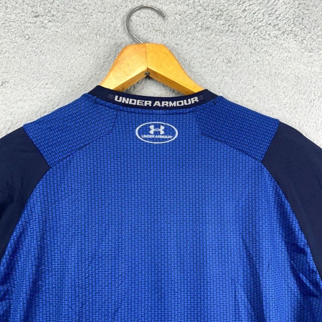 Under Armour Under Armour 9 Strong Baseball T-Shirt Mens Medium Blue 3-Quarter Sleeve Tee Size US M / EU 48-50 / 2 - 6 Thumbnail