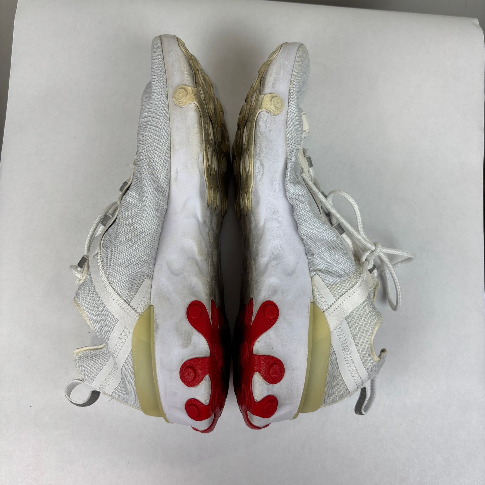 Nike Nike React Element 55 White Red Sneakers Shoes Men's 13 Run Size US 13 / EU 46 - 7 Thumbnail