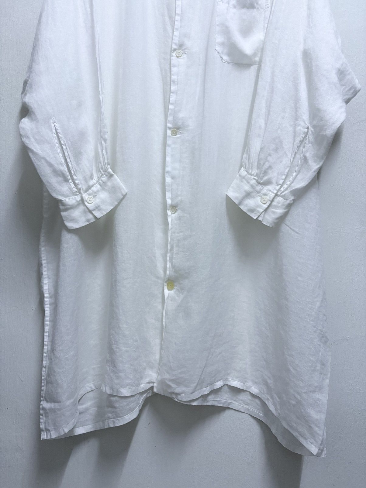 Yohji Yamamoto S/S 2018 Y's Yohji Yamamoto - Avant Garde White Blouse Size XS / US 0-2 / IT 36-38 - 6 Thumbnail