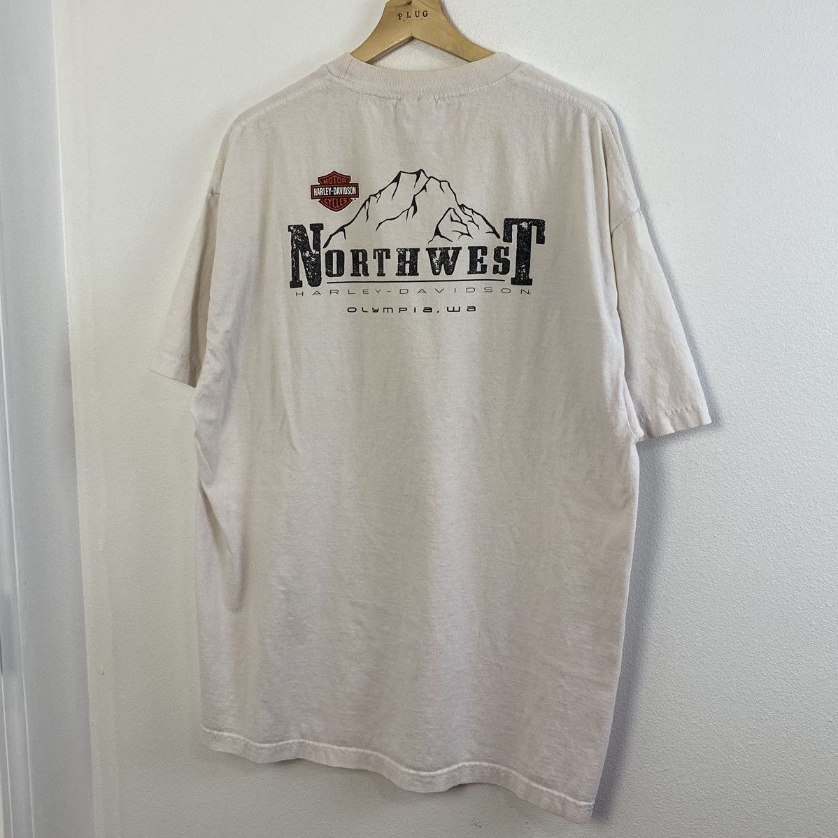 Harley Davidson Vintage Harley Davidson T Shirt Northwest Olympia Washington Size US XL / EU 56 / 4 - 4 Thumbnail