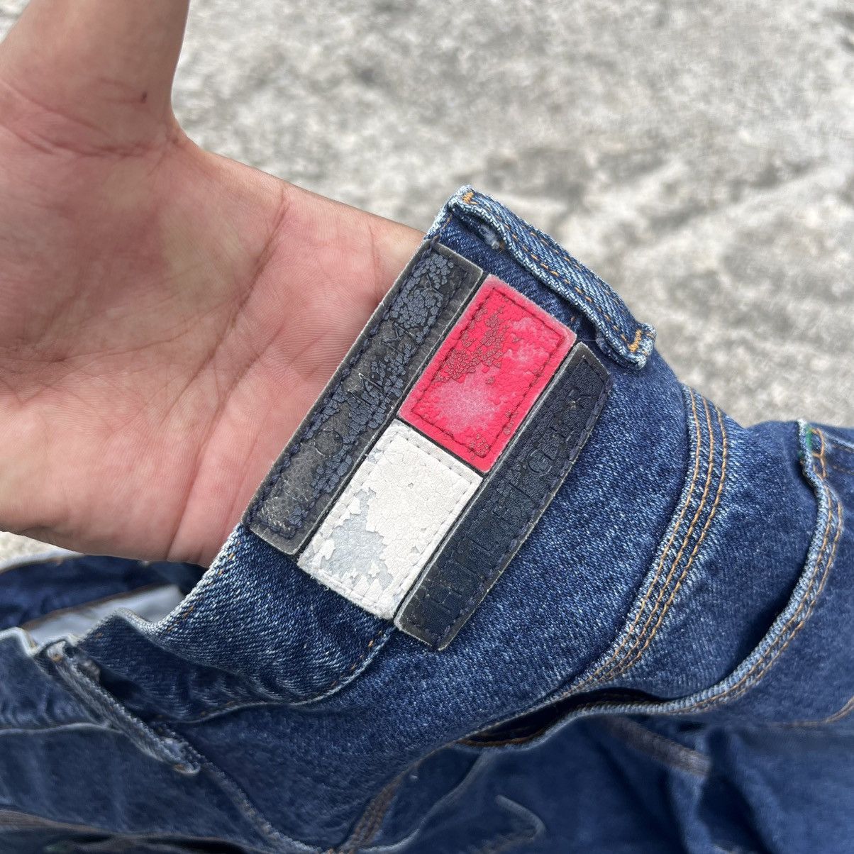 Tommy Hilfiger “y2k style” TOMMY HILFIGER CARPENTER BAGGY JEANS Size US 36 / EU 52 - 6 Thumbnail
