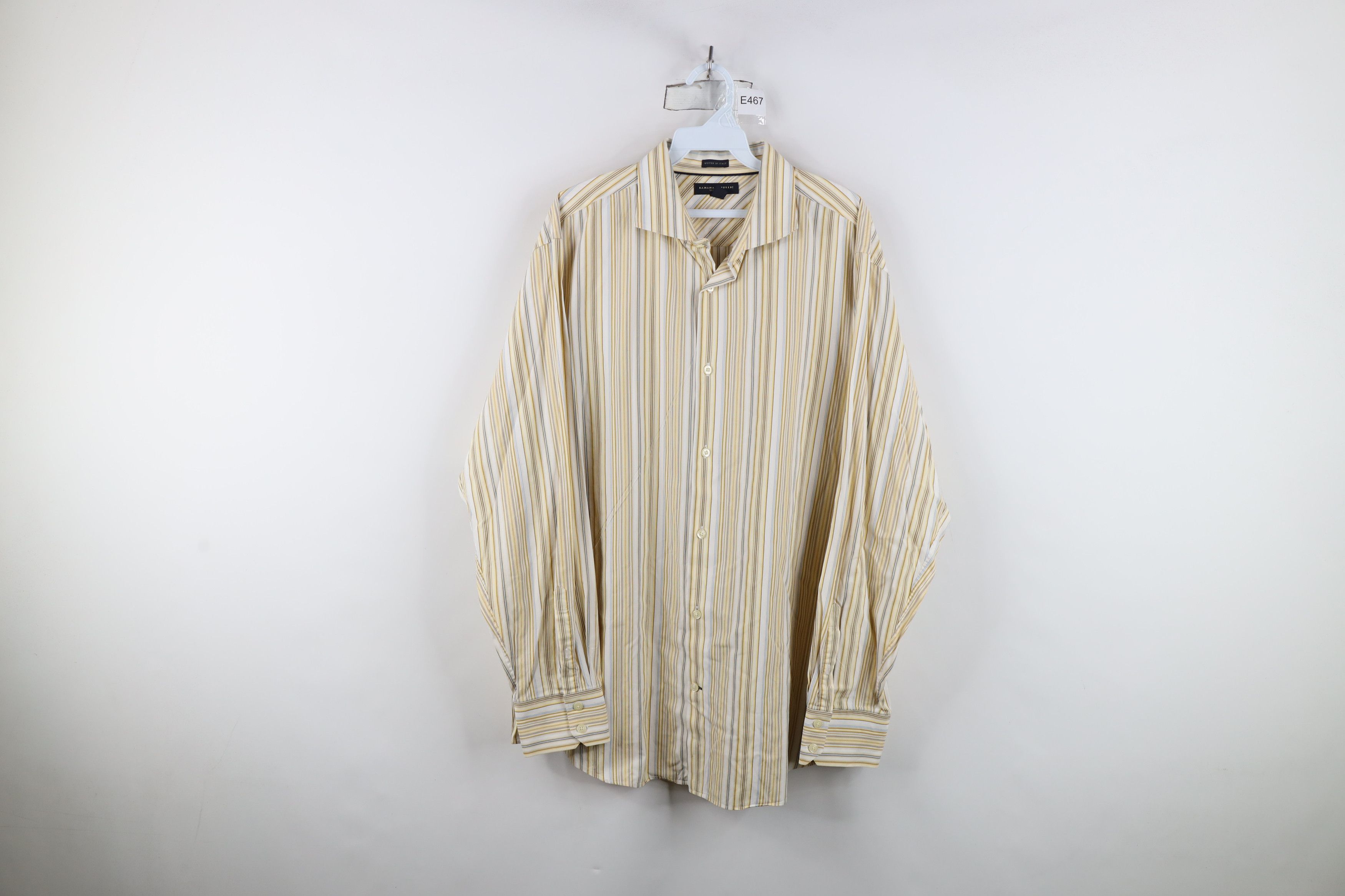 Banana Republic Vintage Y2K Banana Republic Collared Button Shirt Italy Size US XL / EU 56 / 4 - 1 Thumbnail