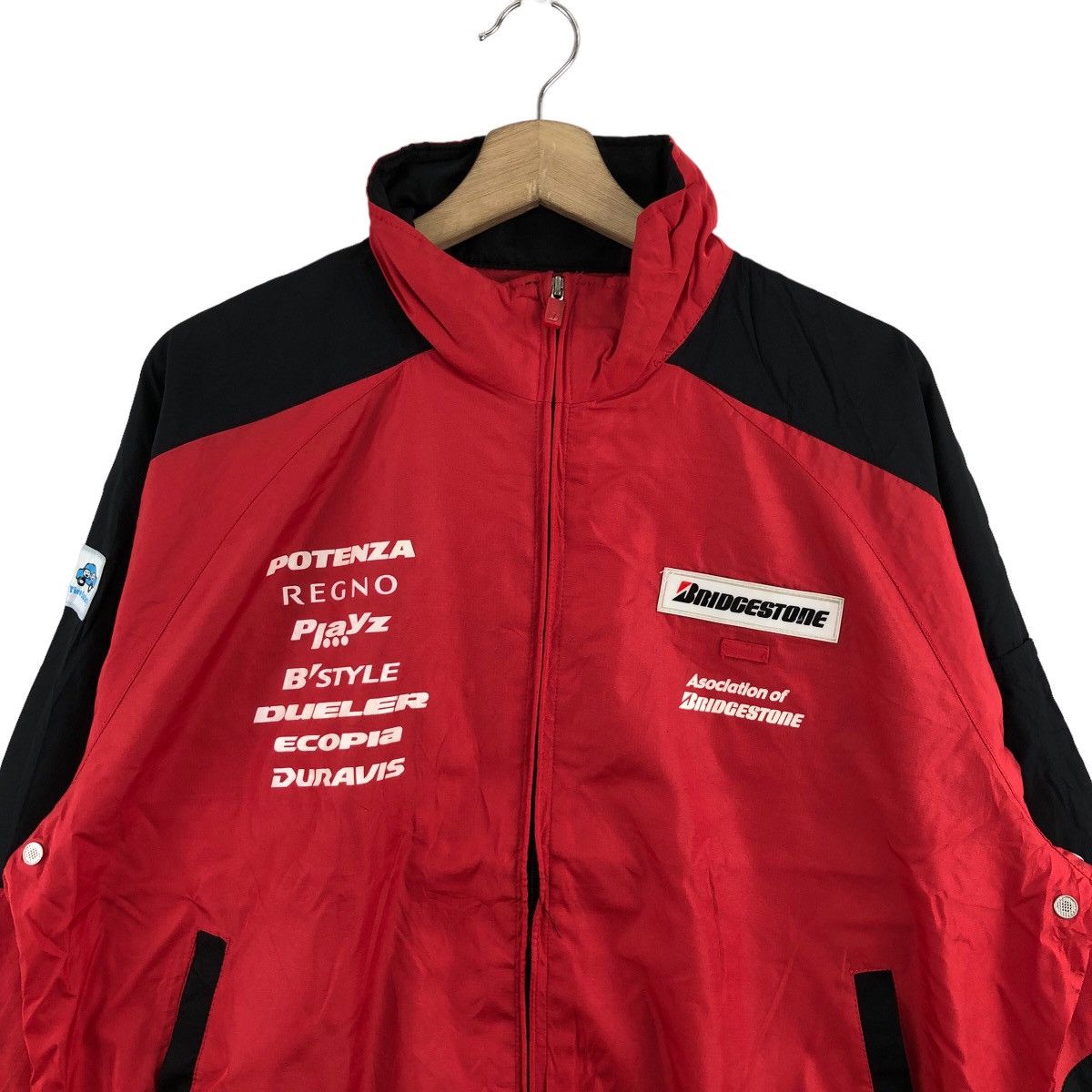 Vintage Vintage BRIDGESTONE Jacket Motosports Racing Team Potenza Size US L / EU 52-54 / 3 - 2 Thumbnail