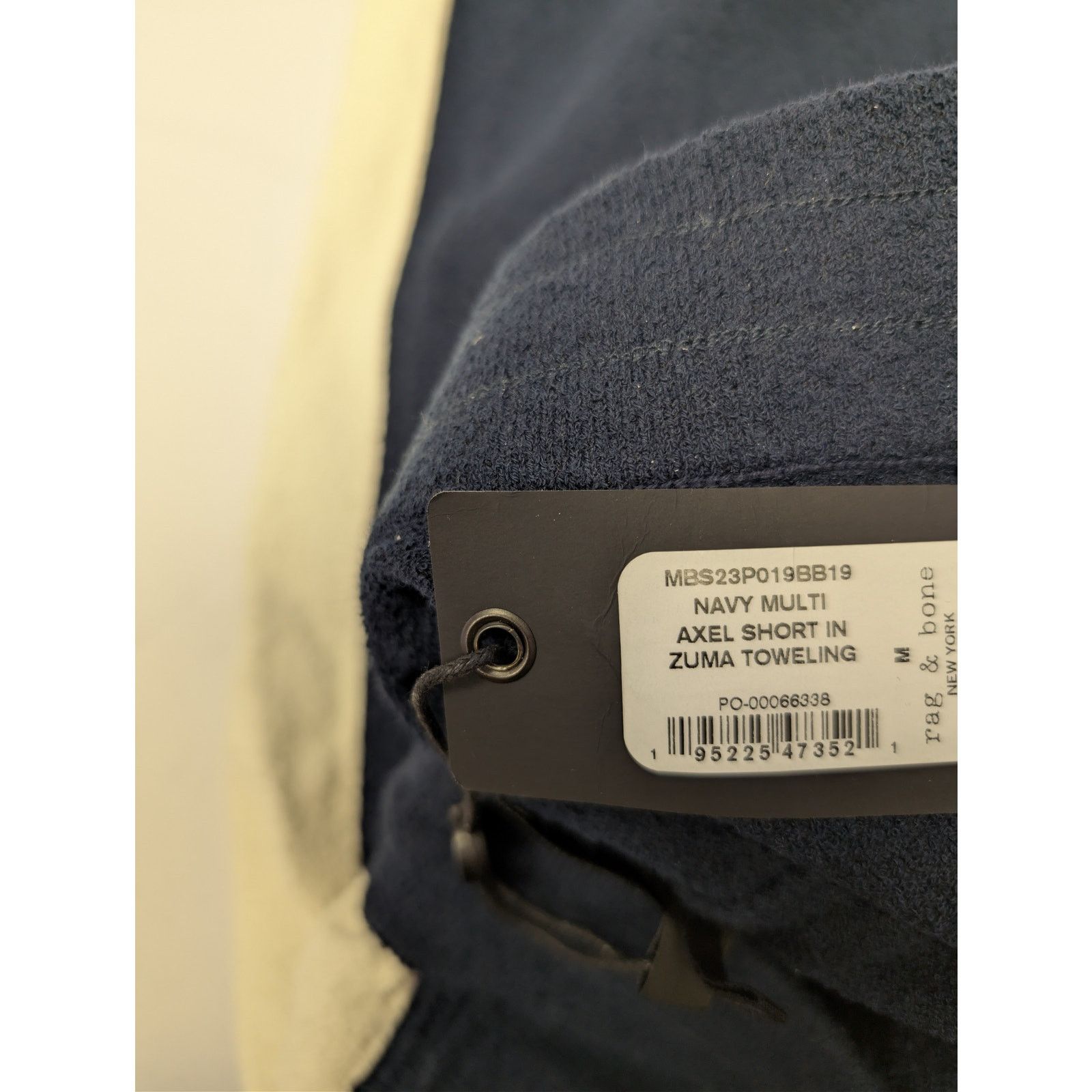 Rag & Bone o1rshd1 CC20 Alex Shorts in Zuma Toweling in Navy/Multicolor Size US 32 / EU 48 - 18 Thumbnail