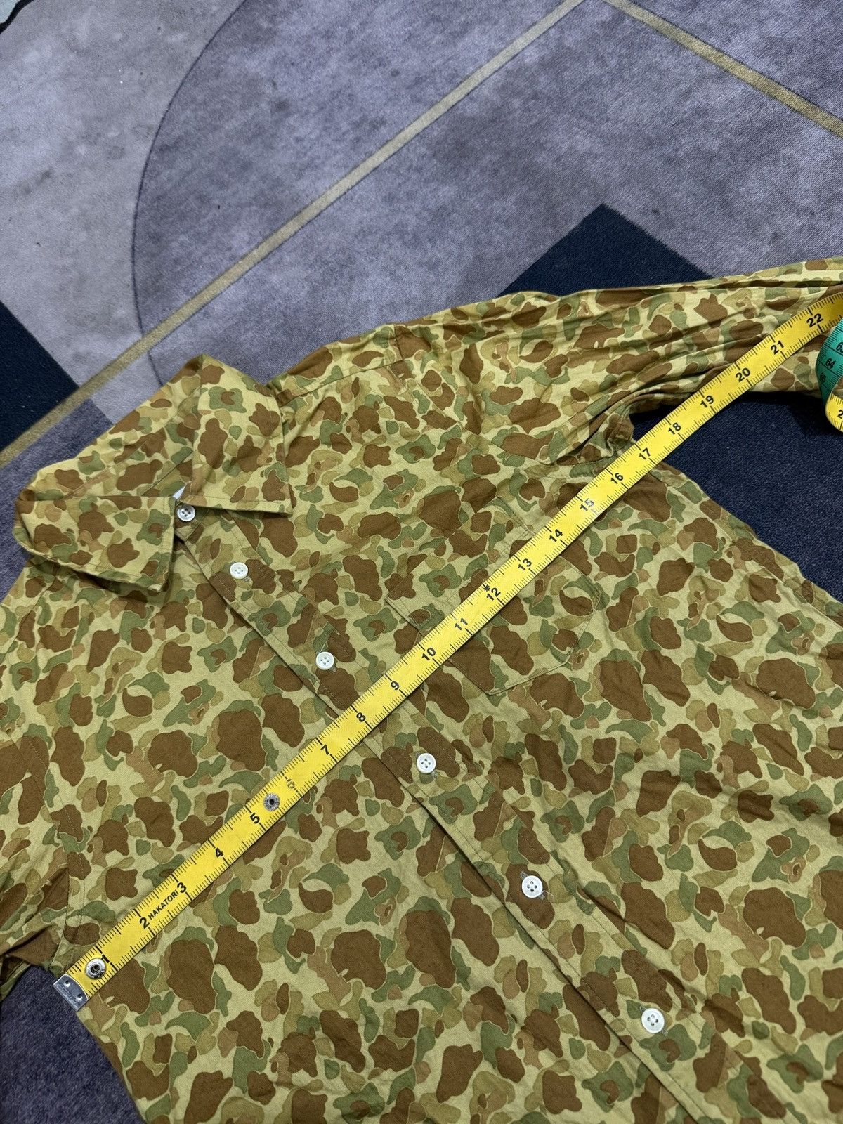 Hysteric Glamour BEAMSBOY CAMO JAPAN SHIRT Size US M / EU 48-50 / 2 - 6 Thumbnail