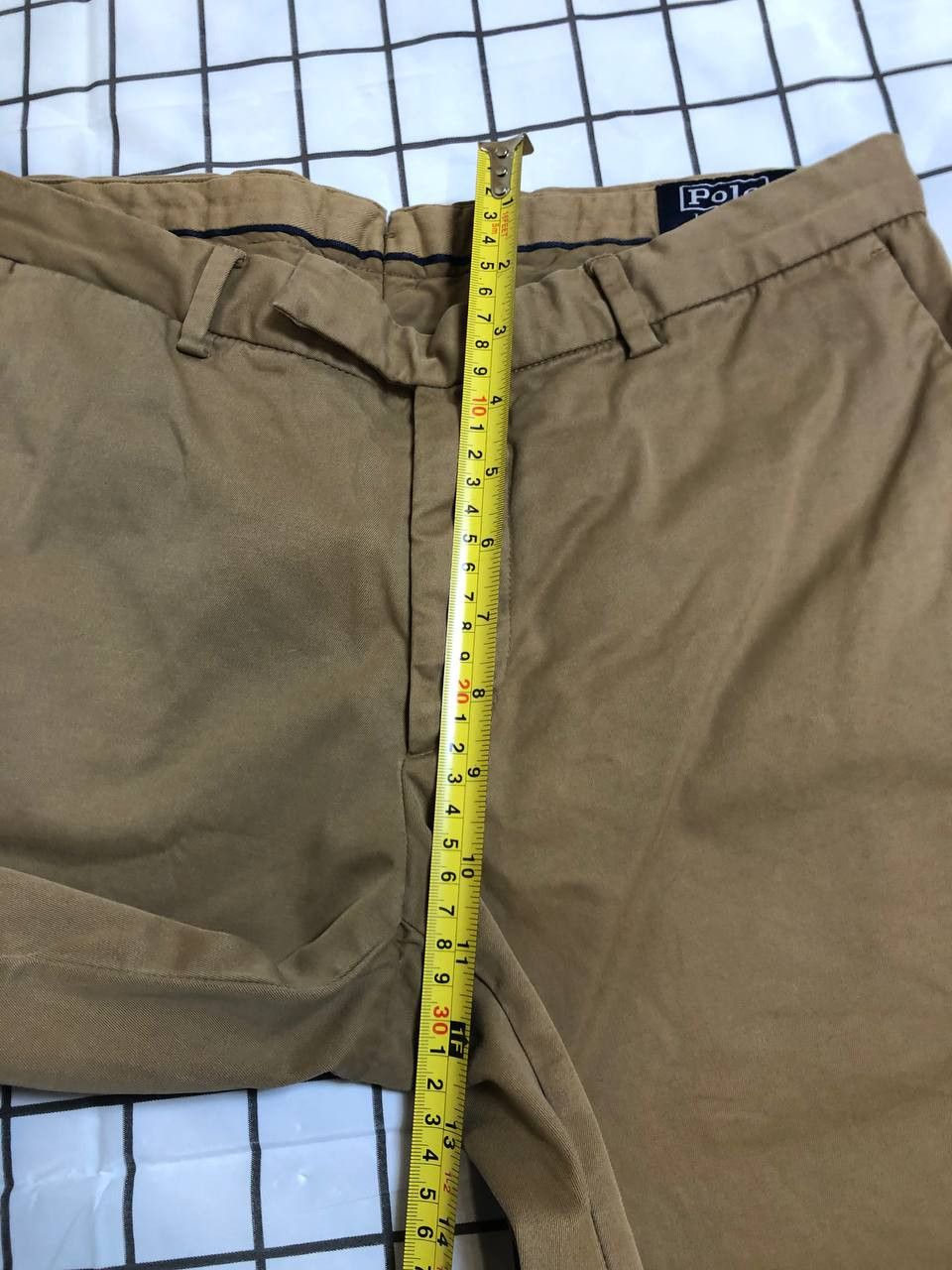 Polo Ralph Lauren Polo Ralph Lauren Mens Chino Trousers Slim Straight Beige Size US 31 - 4 Thumbnail