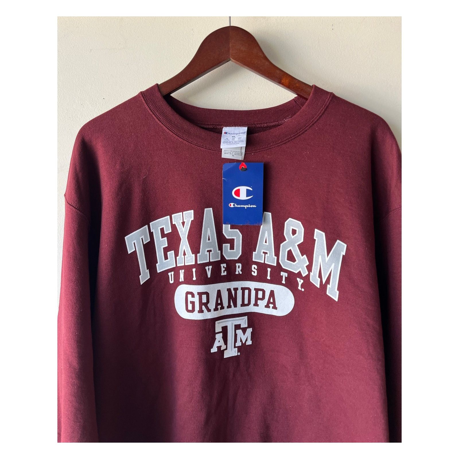 Champion Champion Texas A&M University Sweatshirt Maroon Mens XXL NWT Size US XXL / EU 58 / 5 - 2 Thumbnail