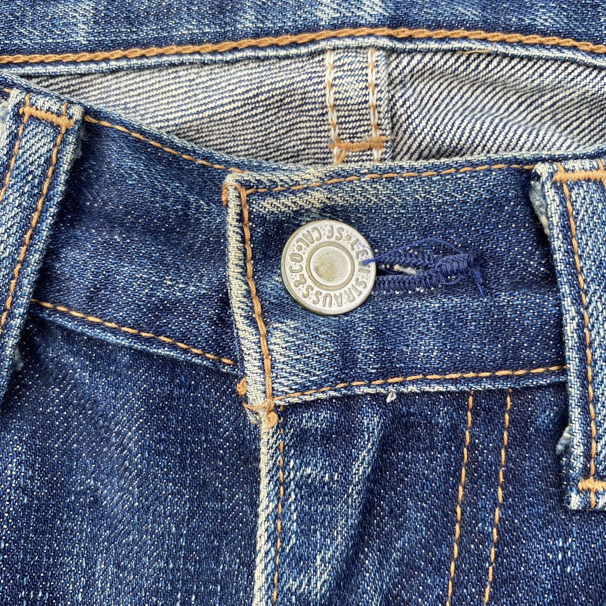 Levi's Vintage Clothing vintage levis 502 ripped denim jeans Size US 29 - 6 Thumbnail