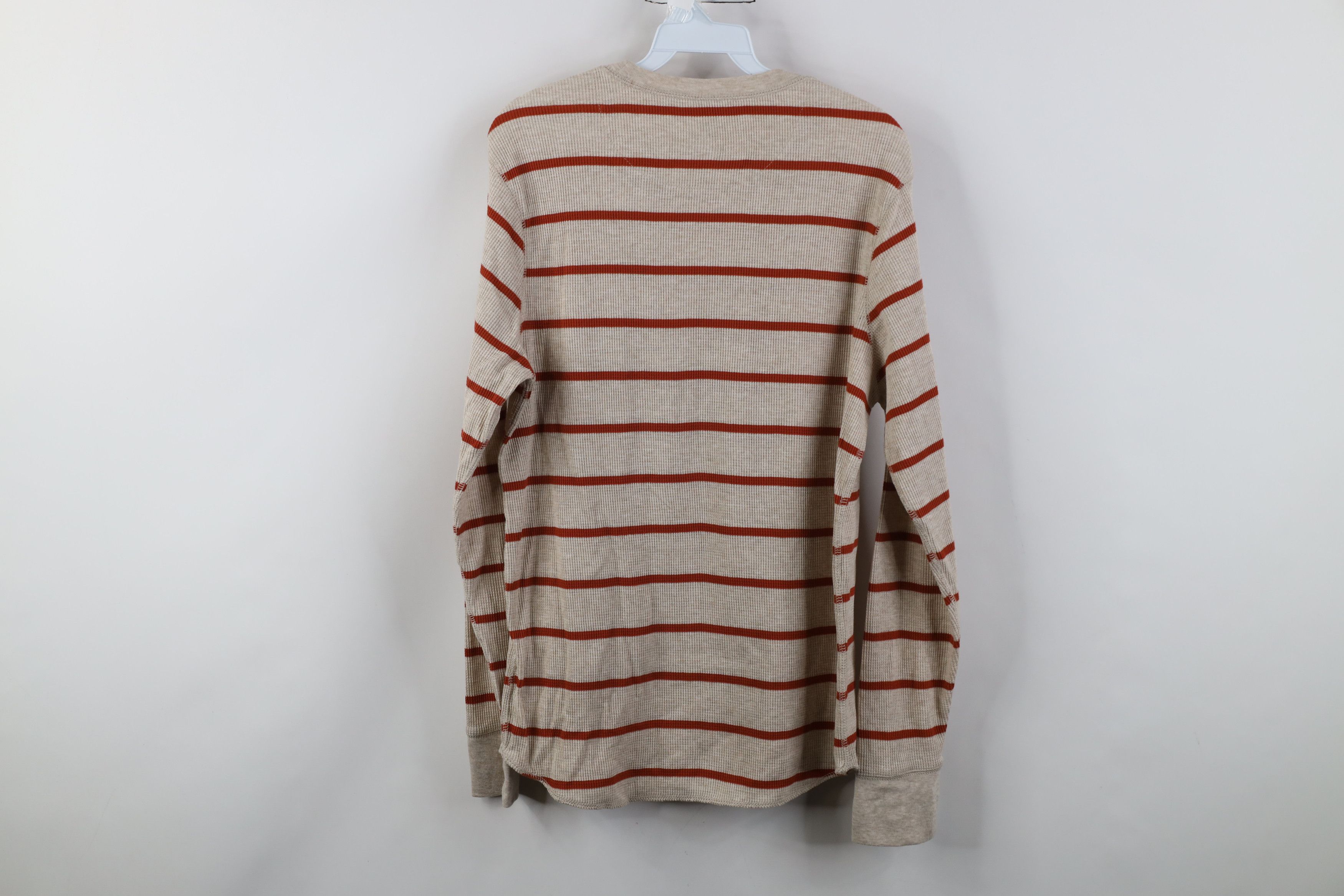 Gap Vintage Y2K Gap Waffle Knit Striped Long Sleeve T-Shirt Size US M / EU 48-50 / 2 - 8 Thumbnail