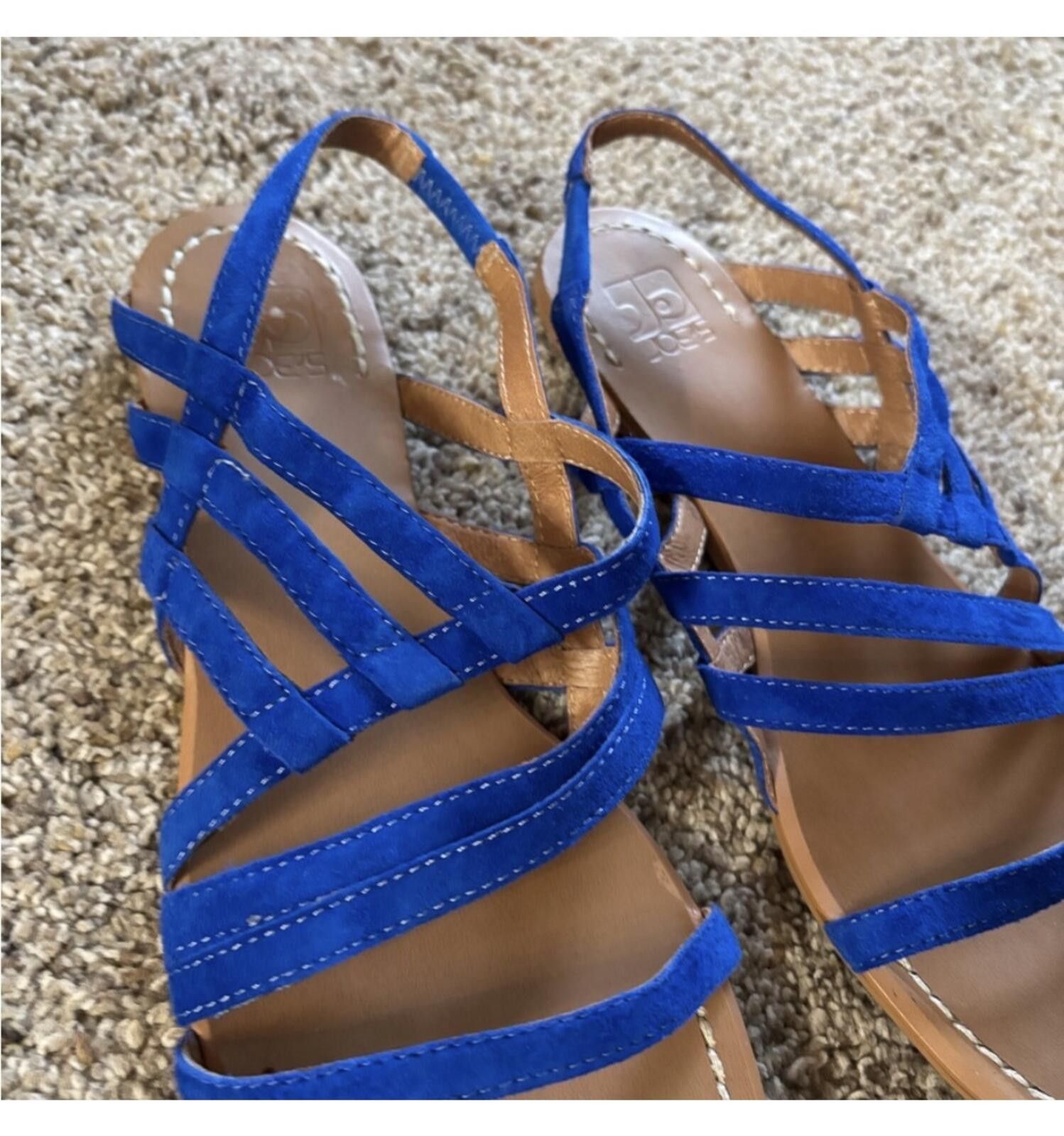 Other (Joe’s Jeans) Blue Strappy Sandals Size US 8 / IT 38 - 4 Thumbnail