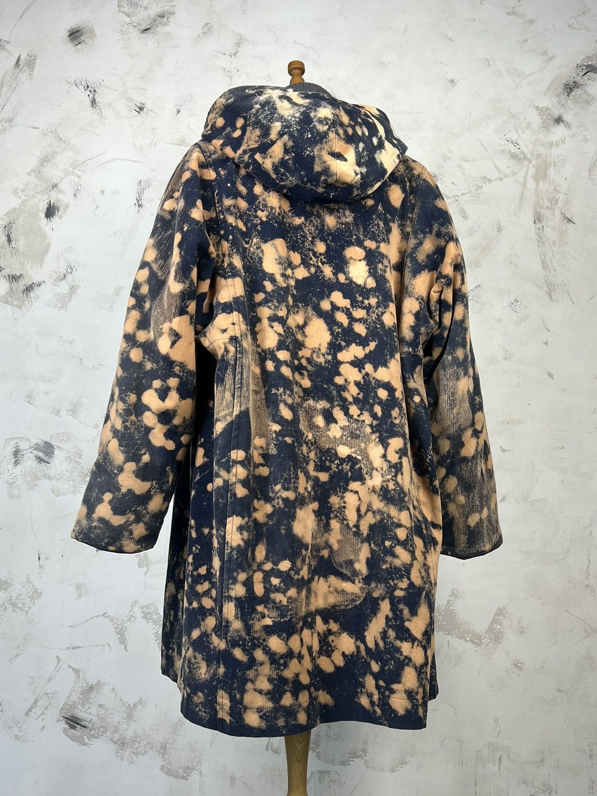 Byblos Byblos Bleached Custom Duffle Coat Hooded Made in Italy L-XL Size US XL / EU 56 / 4 - 9 Thumbnail