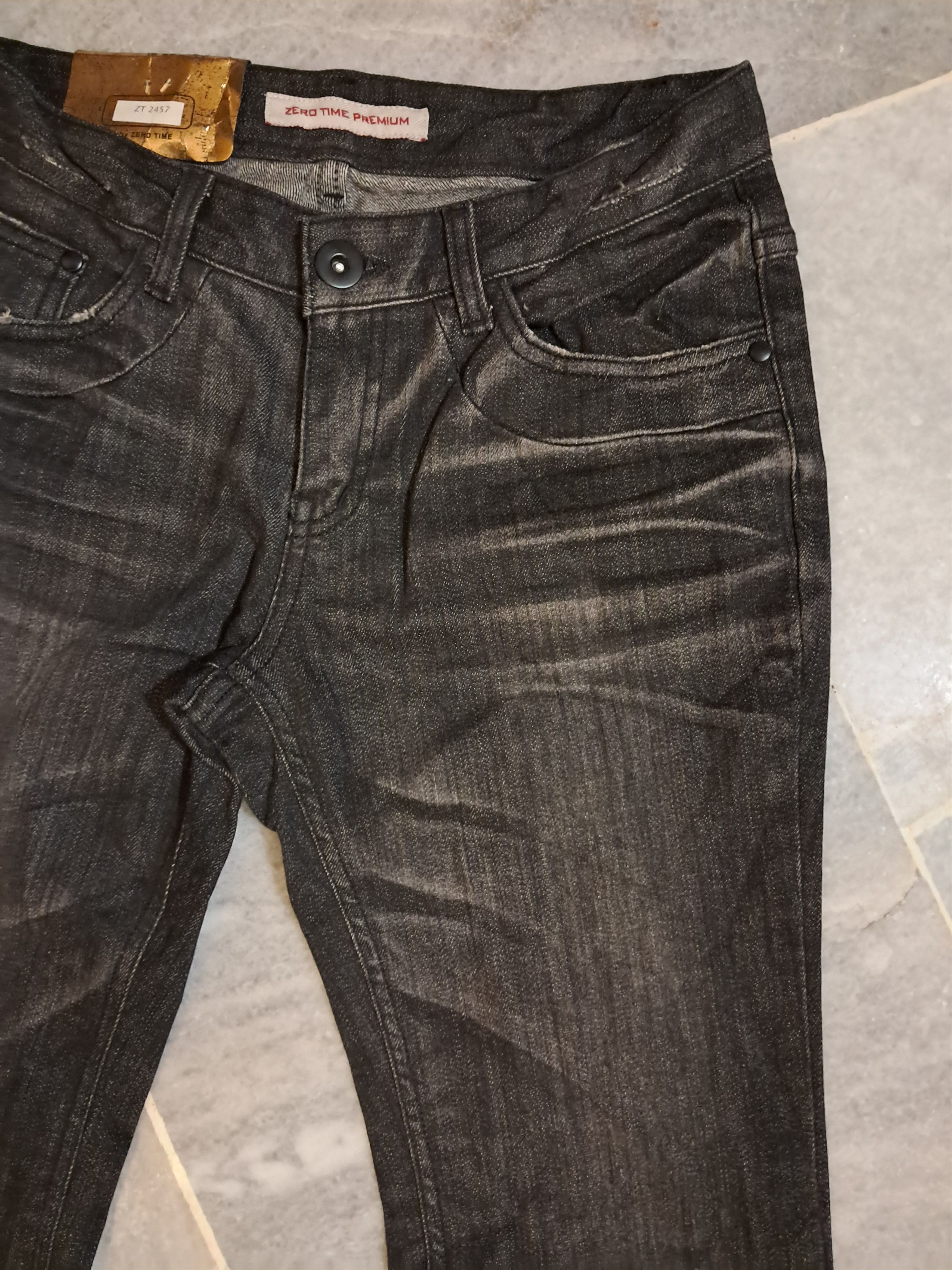 In The Attic × Japanese Brand × Tornado Mart Flare Jeans Originally Faded Black Japan Zero Time premium Size US 26 / EU 42 - 8 Thumbnail