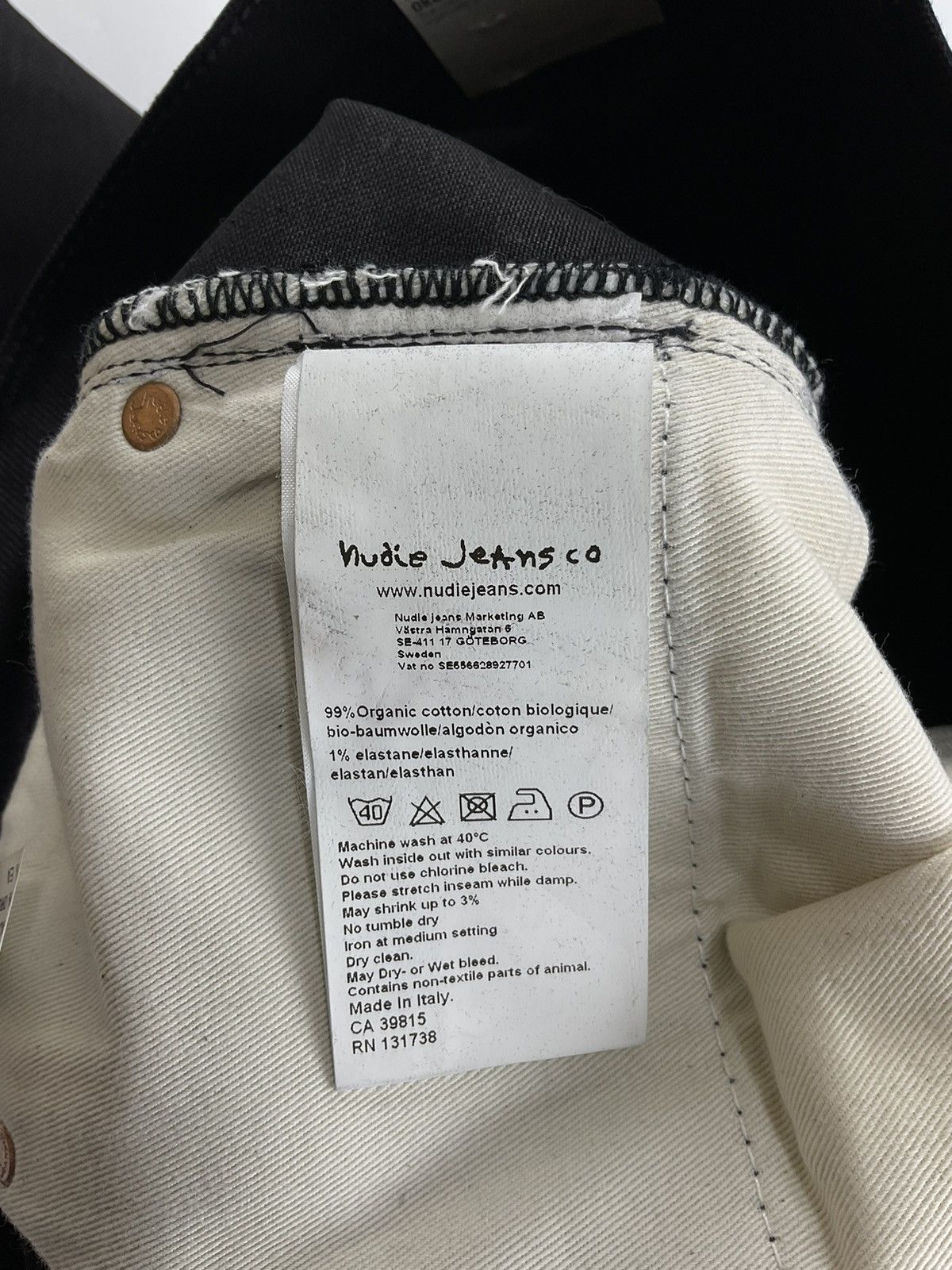 Nudie Jeans Nudie Jeans Thin Finn Denim Size US 31 - 15 Thumbnail