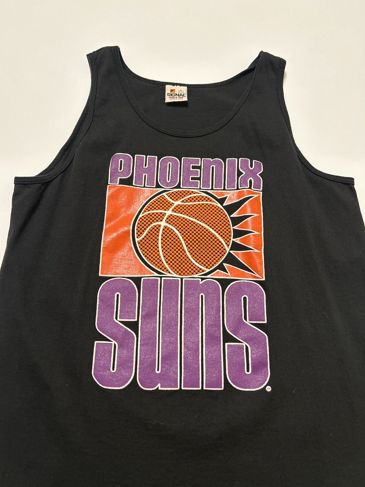 Signal Sport Vintage 90s Phoenix Suns Men’s Signal Sports Black Tank Top Size US M / EU 48-50 / 2 - 2 Thumbnail