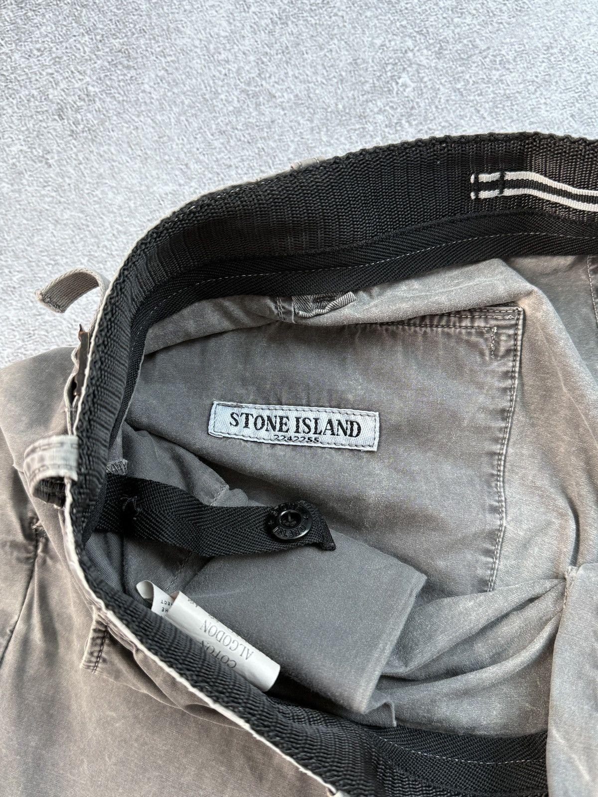 Stone Island Vintage Stone Island Chino Shorts Grey Garment Dyed Men’s Size US 33 - 10 Thumbnail