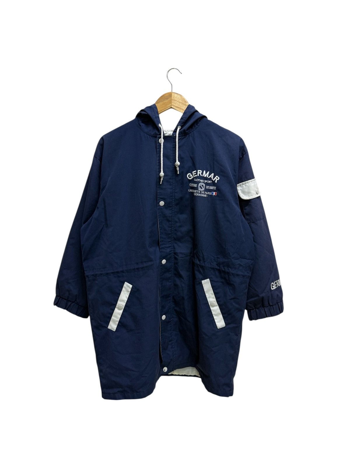 Vintage Vintage Germar University de Paris collegiate sports jacket Size US L / EU 52-54 / 3 - 2 Thumbnail