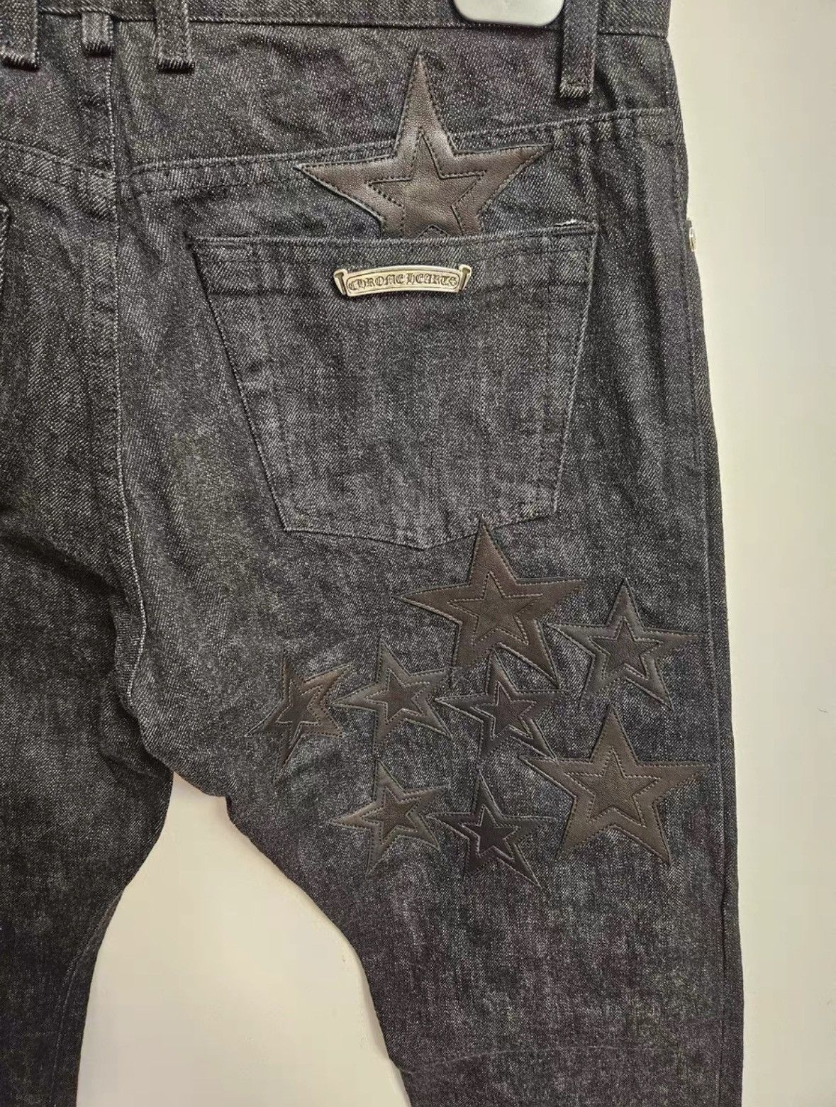 Chrome Hearts Chrome Hearts Star Leather Patch Jeans Size US 32 / EU 48 - 7 Thumbnail