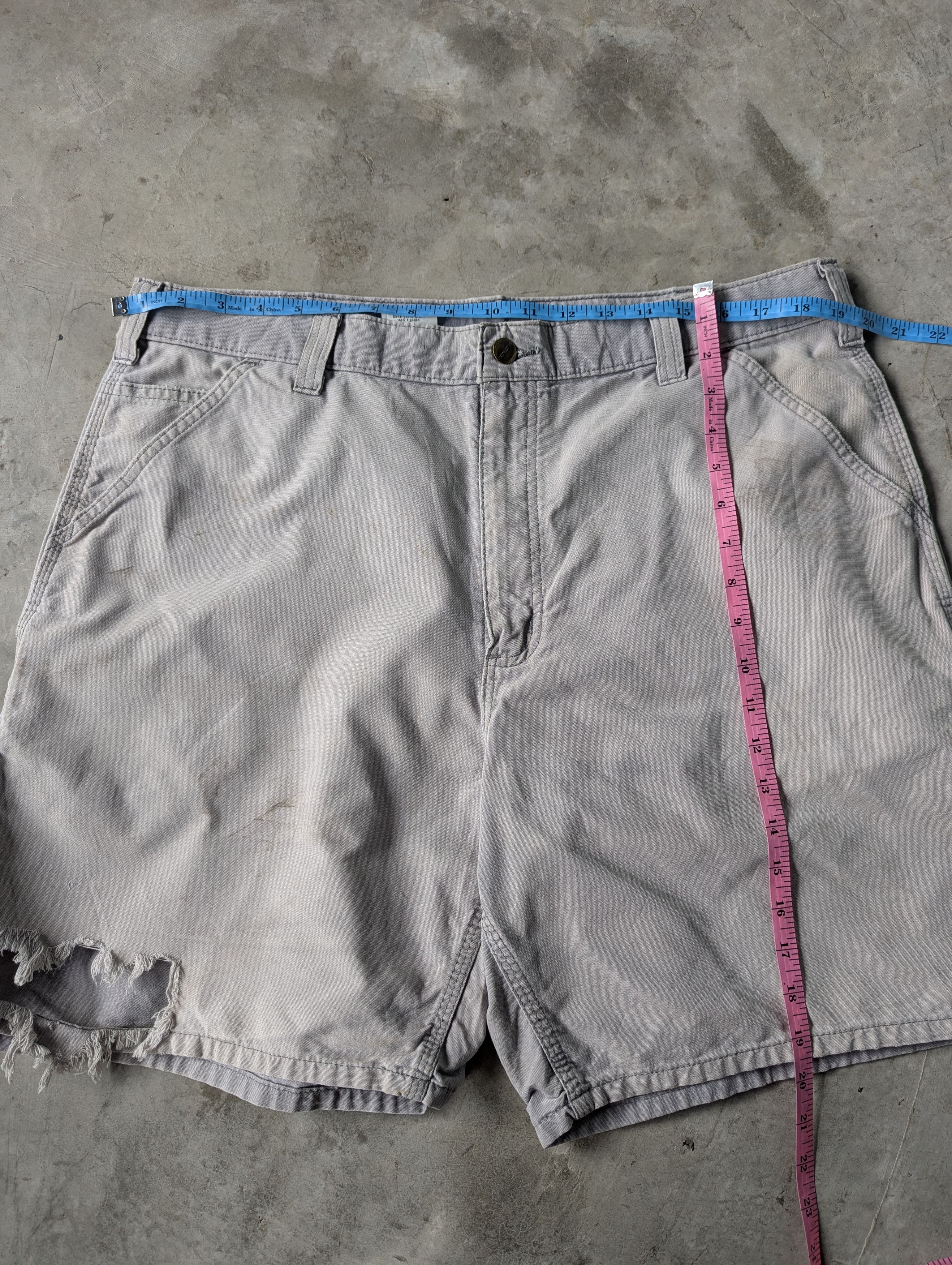 Carhartt Distressed Faded Gray Carhartt Short Cargo Pants Size US 40 / EU 56 - 10 Thumbnail