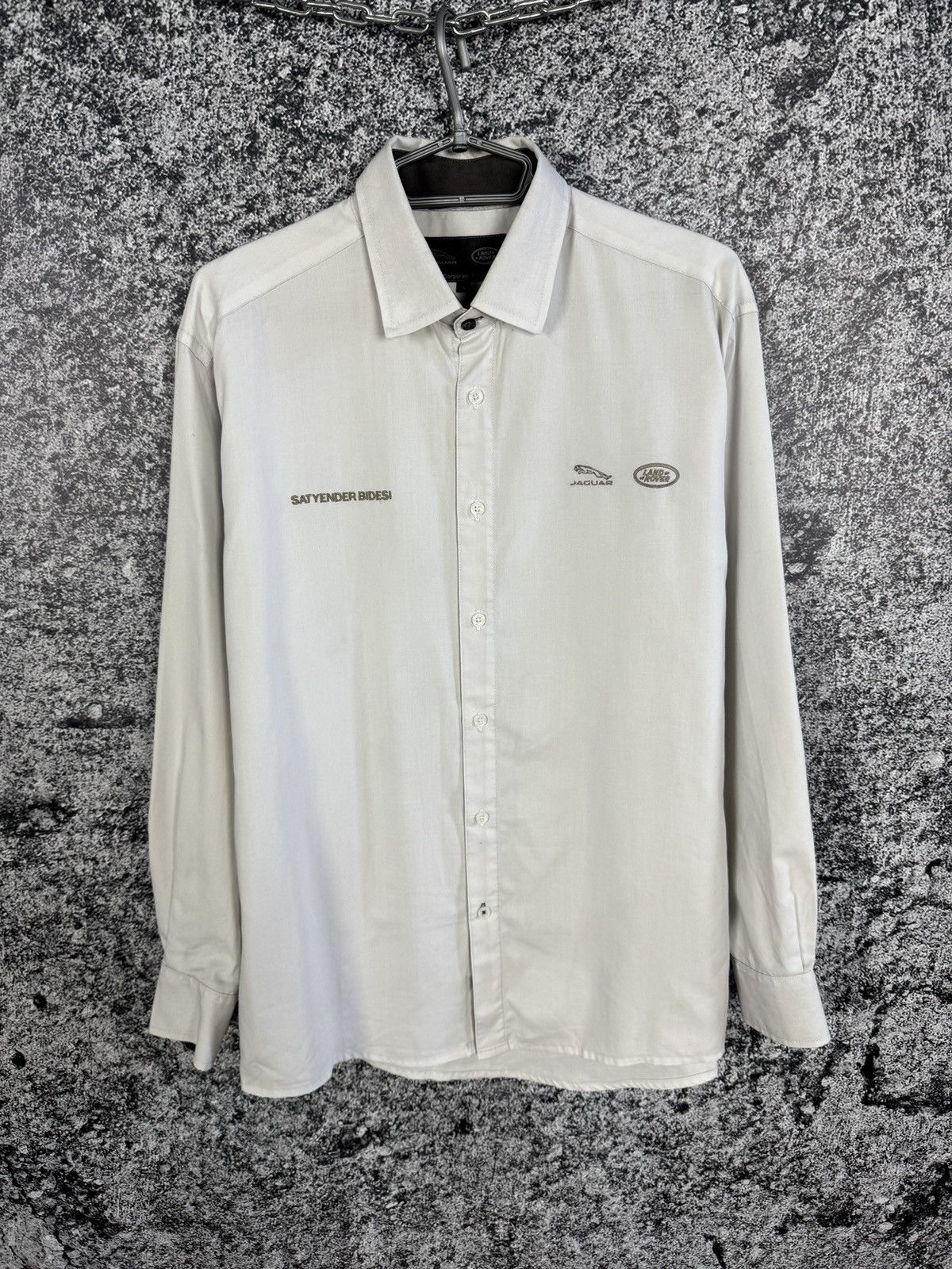 Vintage Jaguar Land Rover Long Sleeve Shirt Buttop Up Racing Vintage Size US L / EU 52-54 / 3 - 1 Thumbnail