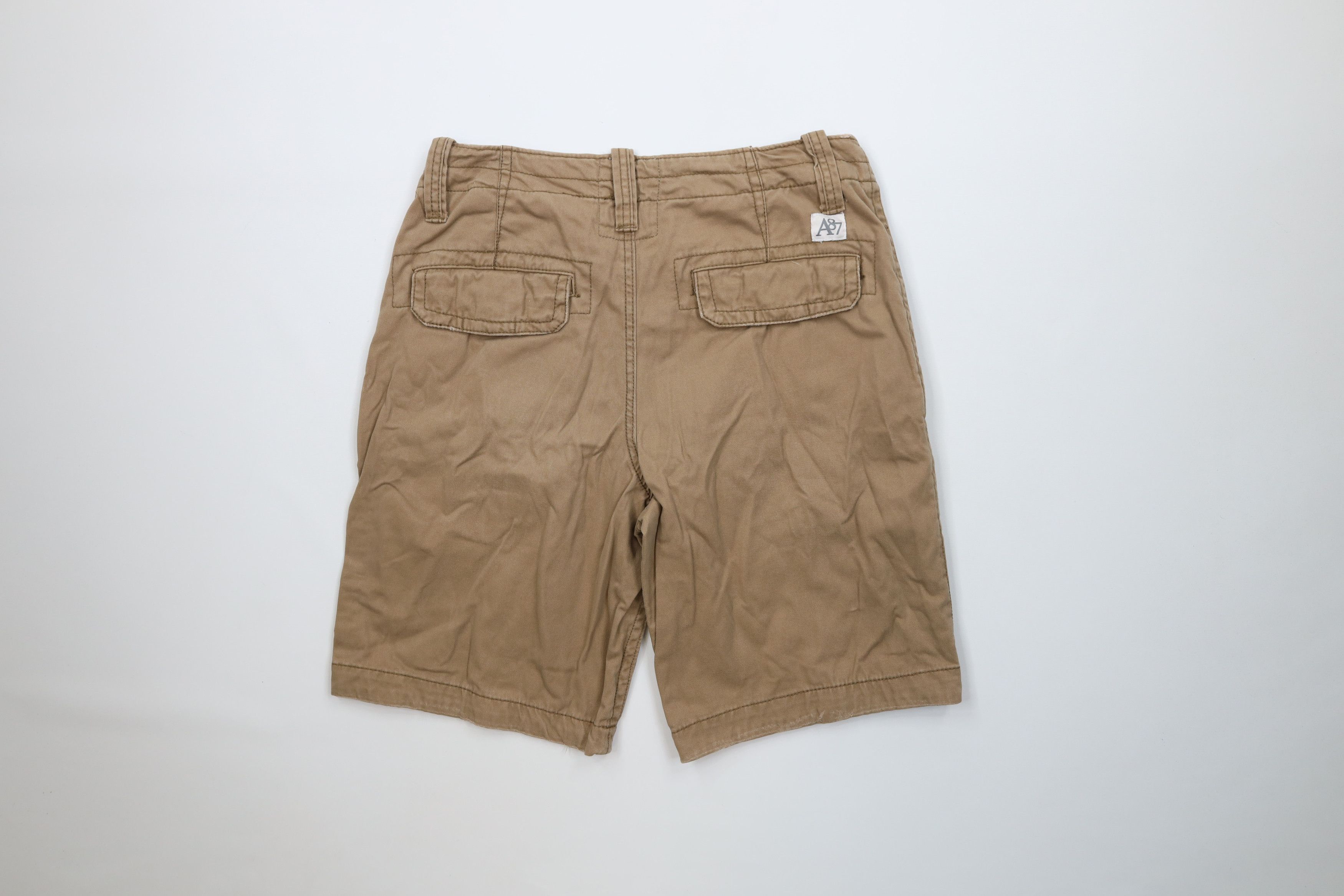 Aeropostale Vintage Y2K Aeropostale Front Heavyweight Chino Shorts Beige Size US 32 / EU 48 - 11 Thumbnail