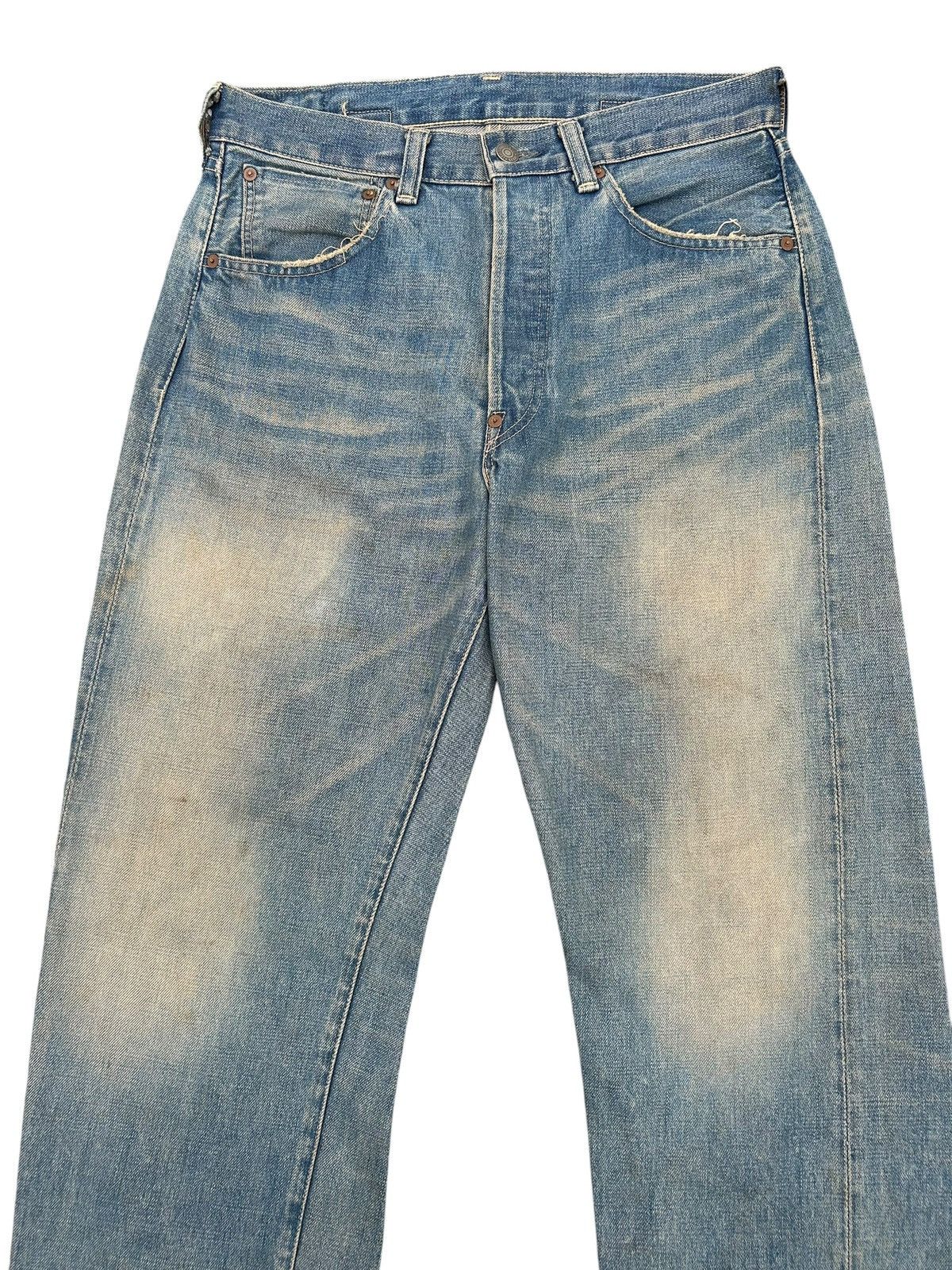 Kapital Buckle Back Vintage Levis Big E Selvedge Rusty Denim Jeans Size US 32 / EU 48 - 9 Thumbnail