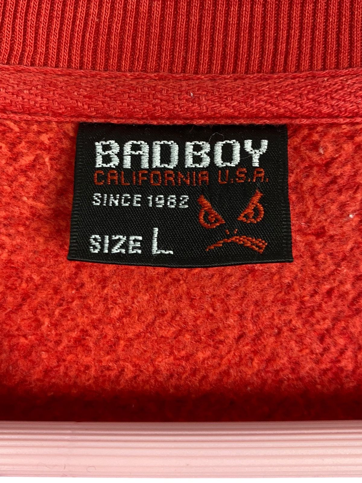 Designer × Vintage Vintage Bad Boy California Printed Crewneck Sweatshirt Red Size US L / EU 52-54 / 3 - 7 Thumbnail