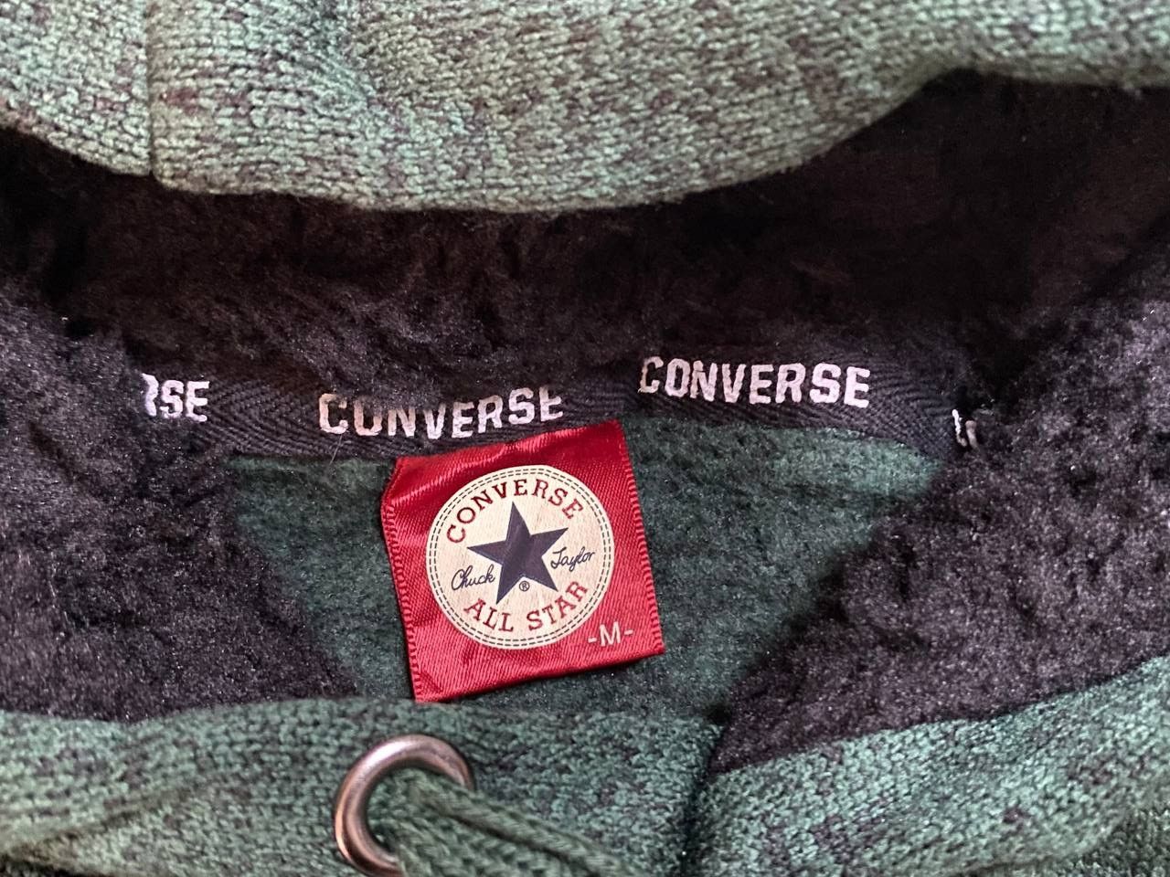 Converse CONVERSE/Converse oversized knit fleece sweatshirt parka Size US M / EU 48-50 / 2 - 4 Thumbnail
