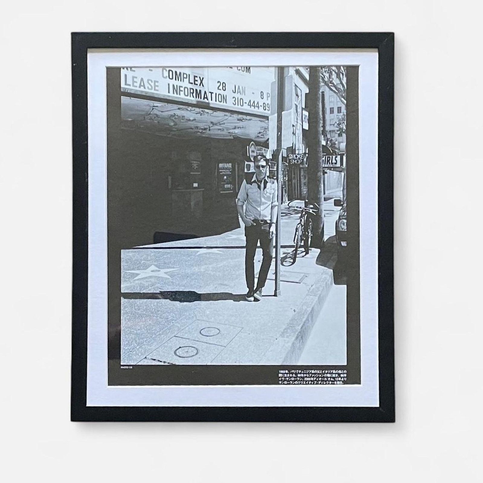 Hedi Slimane Hedi Slimane self Photo Archive cutout framed poster 9x11 Size ONE SIZE - 1 Thumbnail