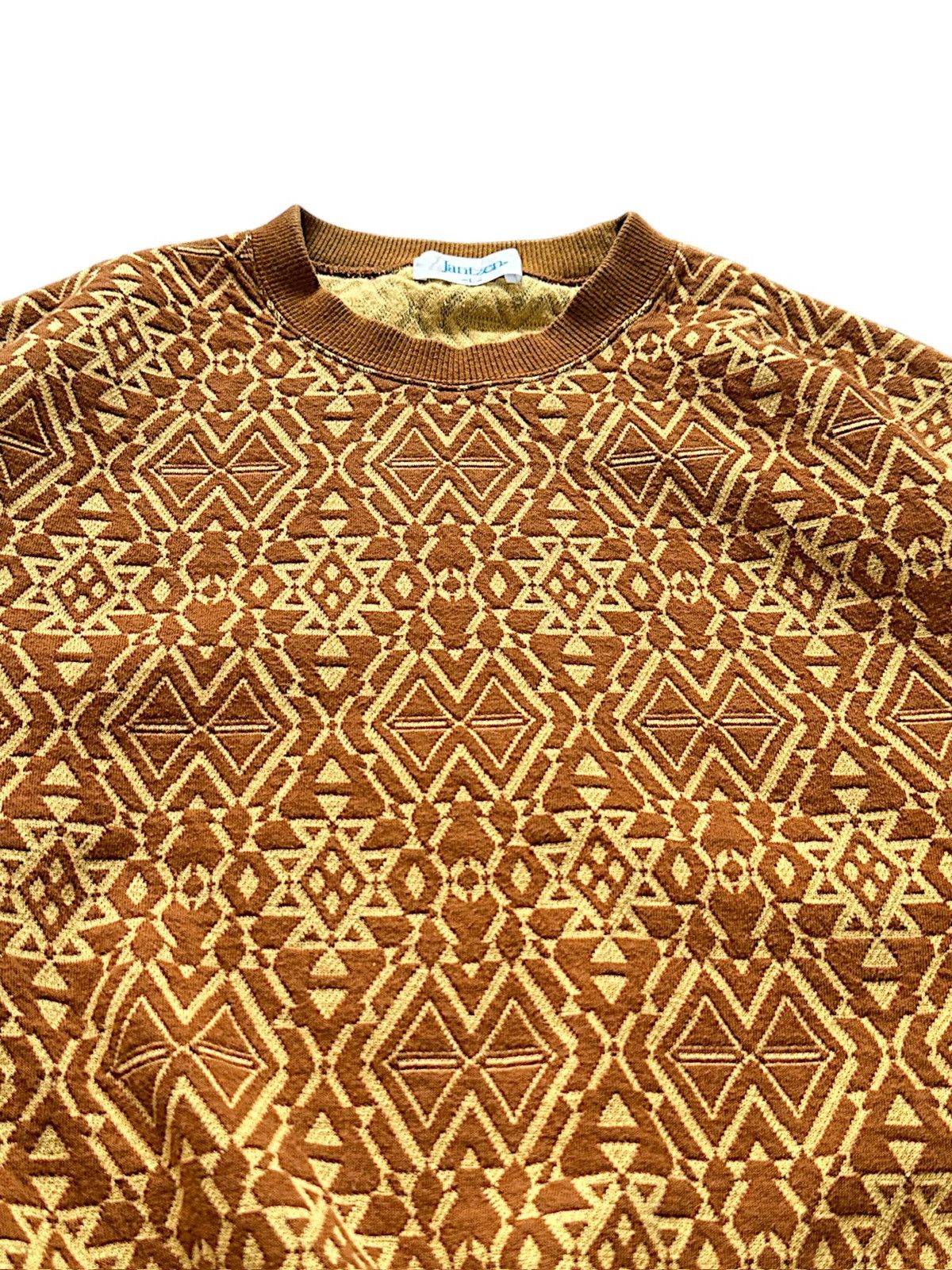 Vintage 90's Jantzen Japan abstract sweatshirt Size US M / EU 48-50 / 2 - 5 Thumbnail