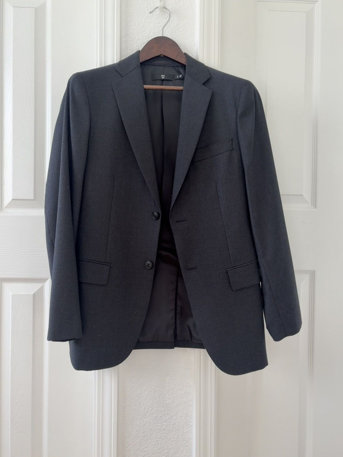 Jil Sander × Uniqlo +J wool jacket - dark gray Size US S / EU 44-46 / 1 - 1 Thumbnail