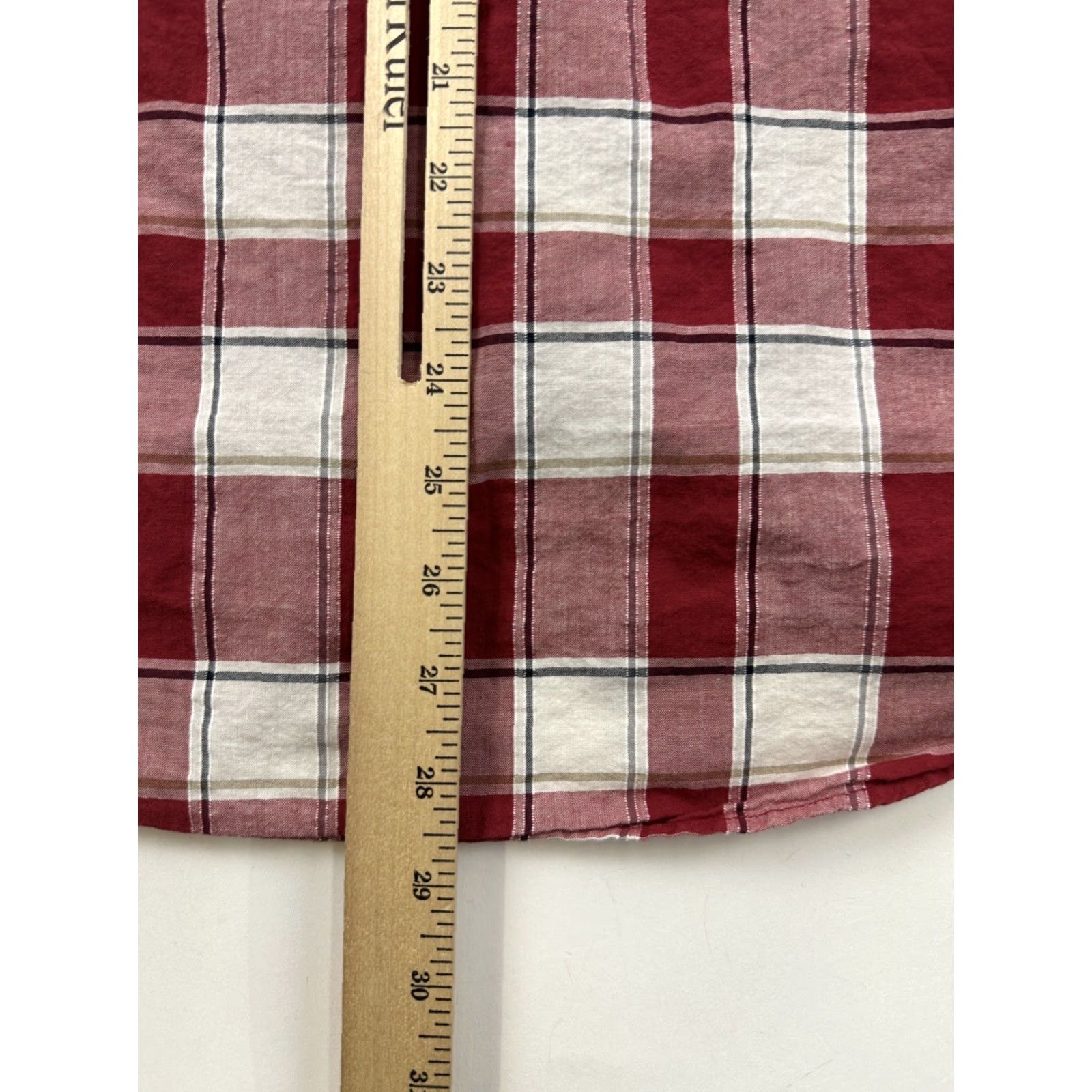 Eddie Bauer Eddie Bauer Shirt Men L Red Plaid Classic Fit Short Sleeve Button-Up Size US L / EU 52-54 / 3 - 5 Thumbnail