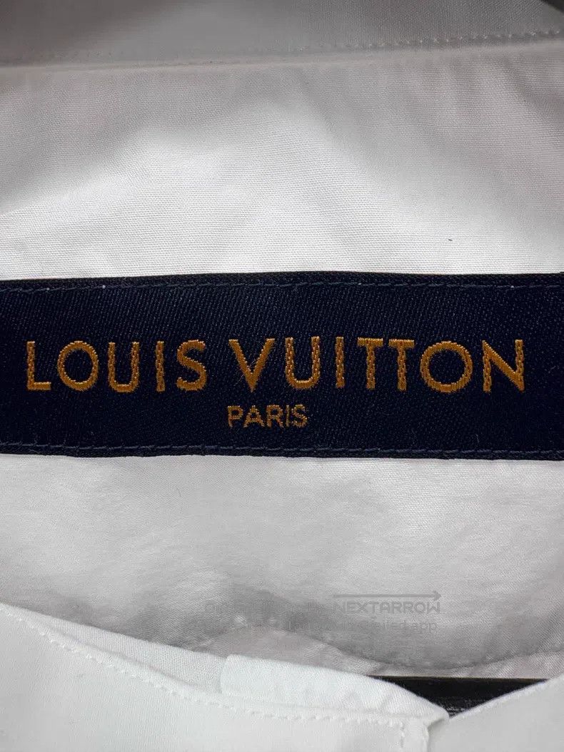 Louis Vuitton Louis Vuitton Three-flower embroidered white shirt Size US S / EU 44-46 / 1 - 6 Thumbnail