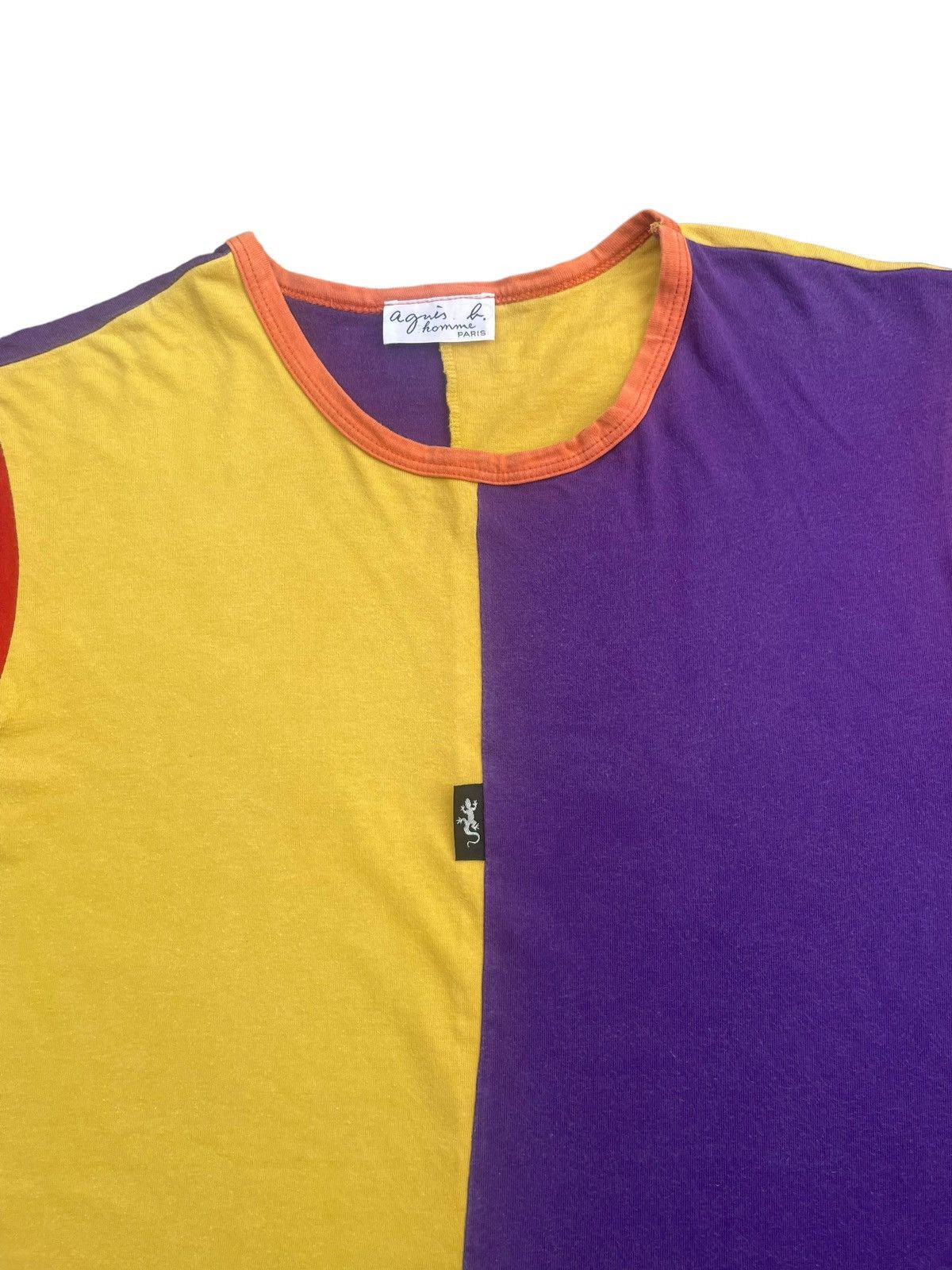 agnes b. Vintage Agnes B Multicolour Tshirt Size US M / EU 48-50 / 2 - 3 Thumbnail
