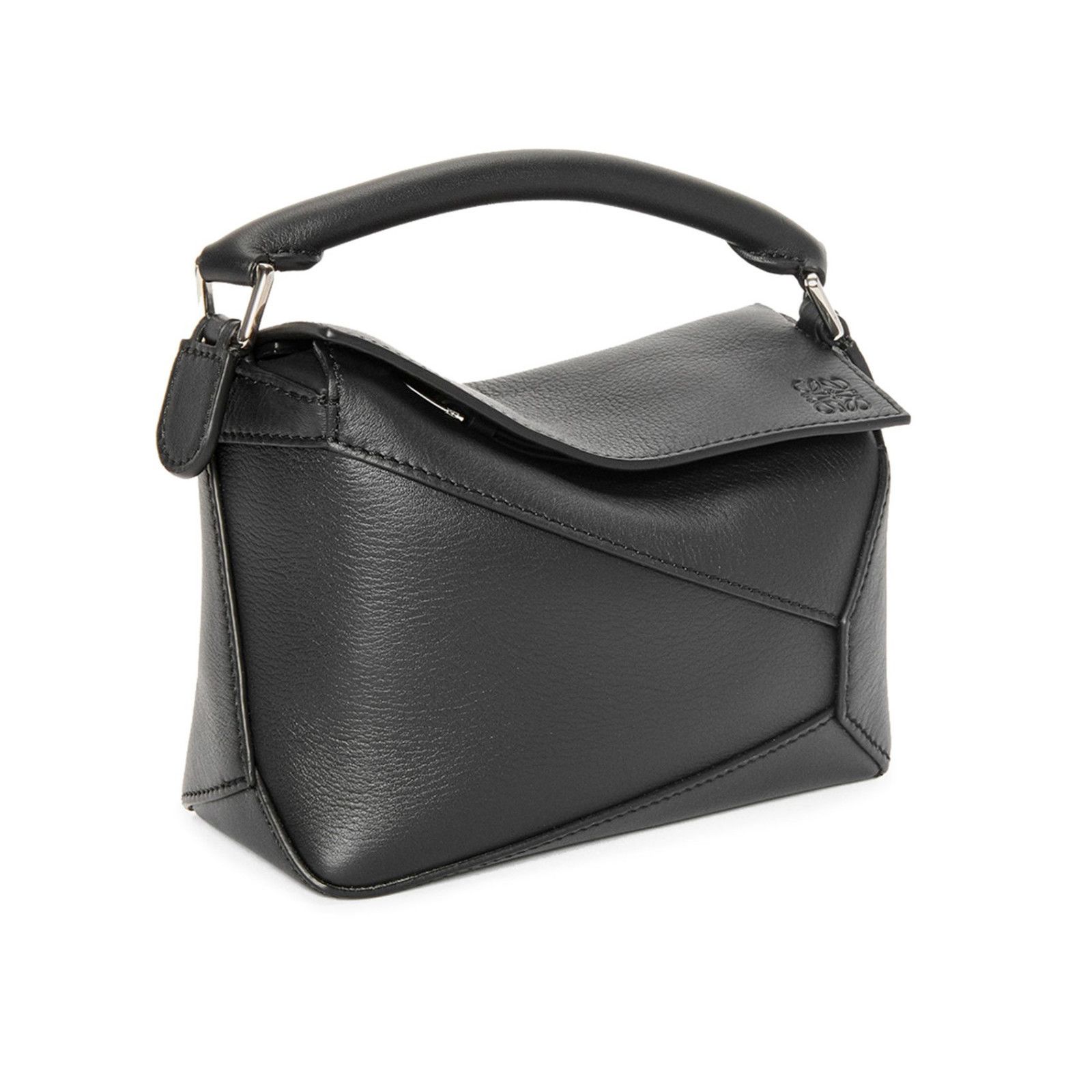 Loewe LOEWE Puzzle Edge Mini Black Leather Handbag New & Authentic Size ONE SIZE - 2 Thumbnail