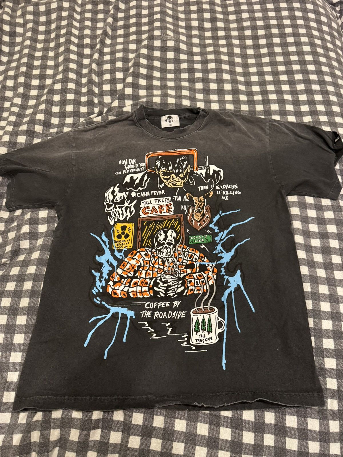 Warren Lotas 'Roadside Coffee' T-Shirt Size US L / EU 52-54 / 3 - 1 Thumbnail