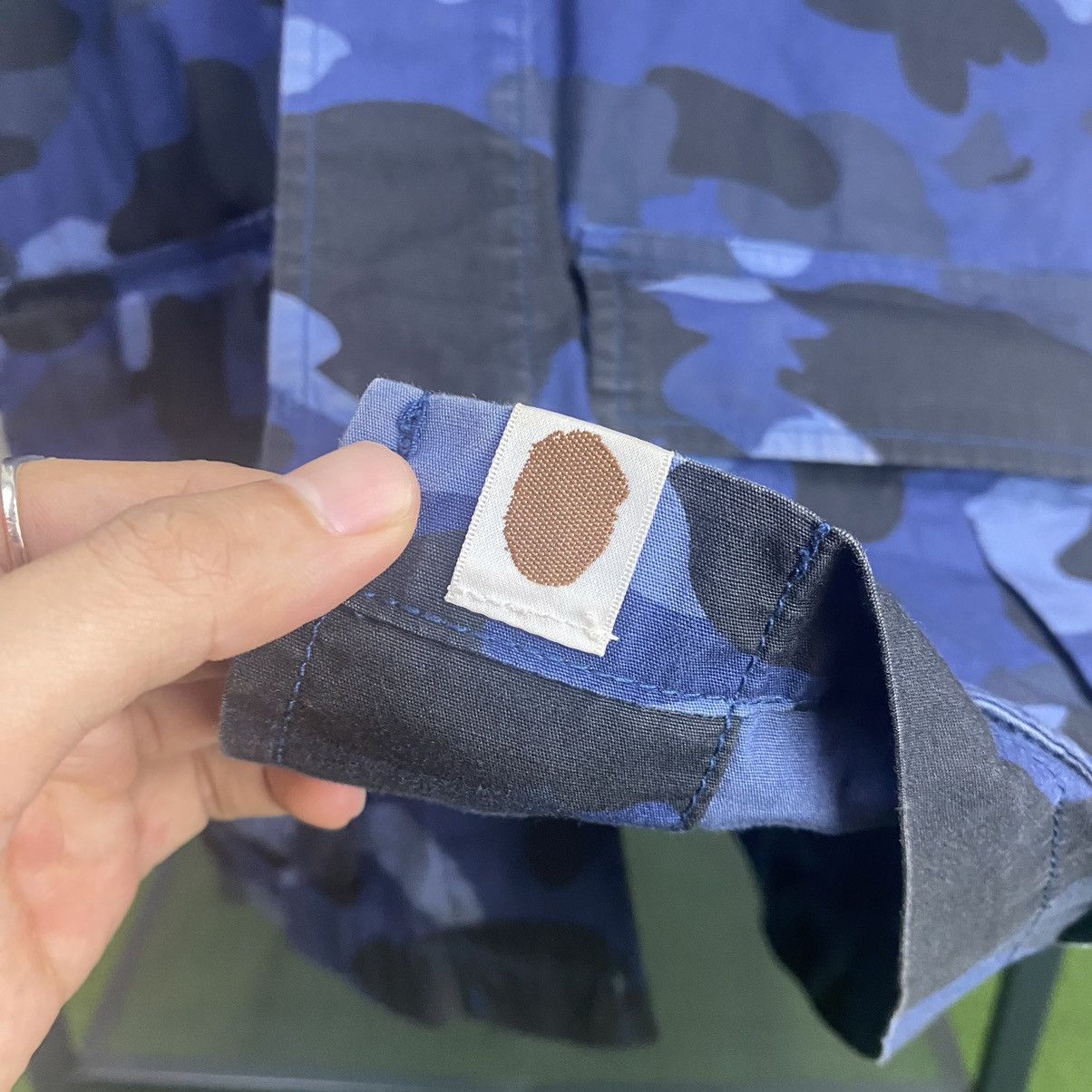 Bape RARE‼️A Bathing Ape Multi Pocket Purple Camo Shirt Button Ups Size US L / EU 52-54 / 3 - 10 Thumbnail