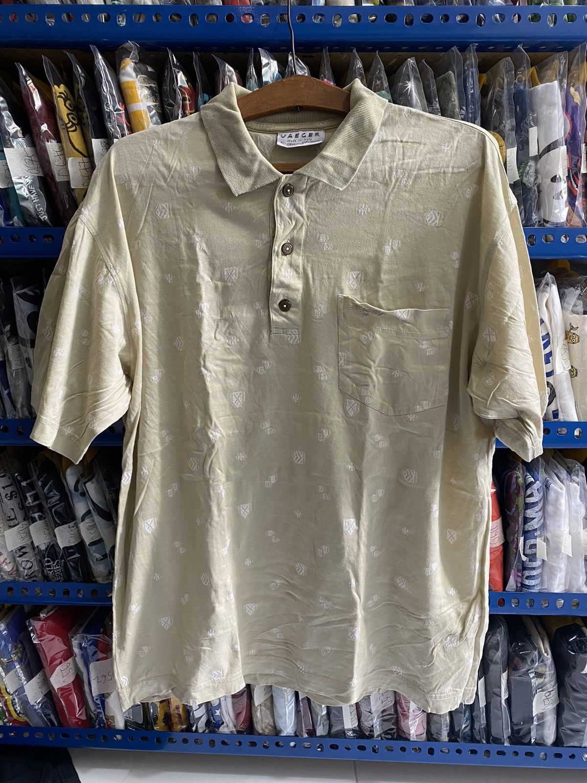 Jaeger JAEGER VINTAGE POLO TSHIRT Size US L / EU 52-54 / 3 - 1 Thumbnail