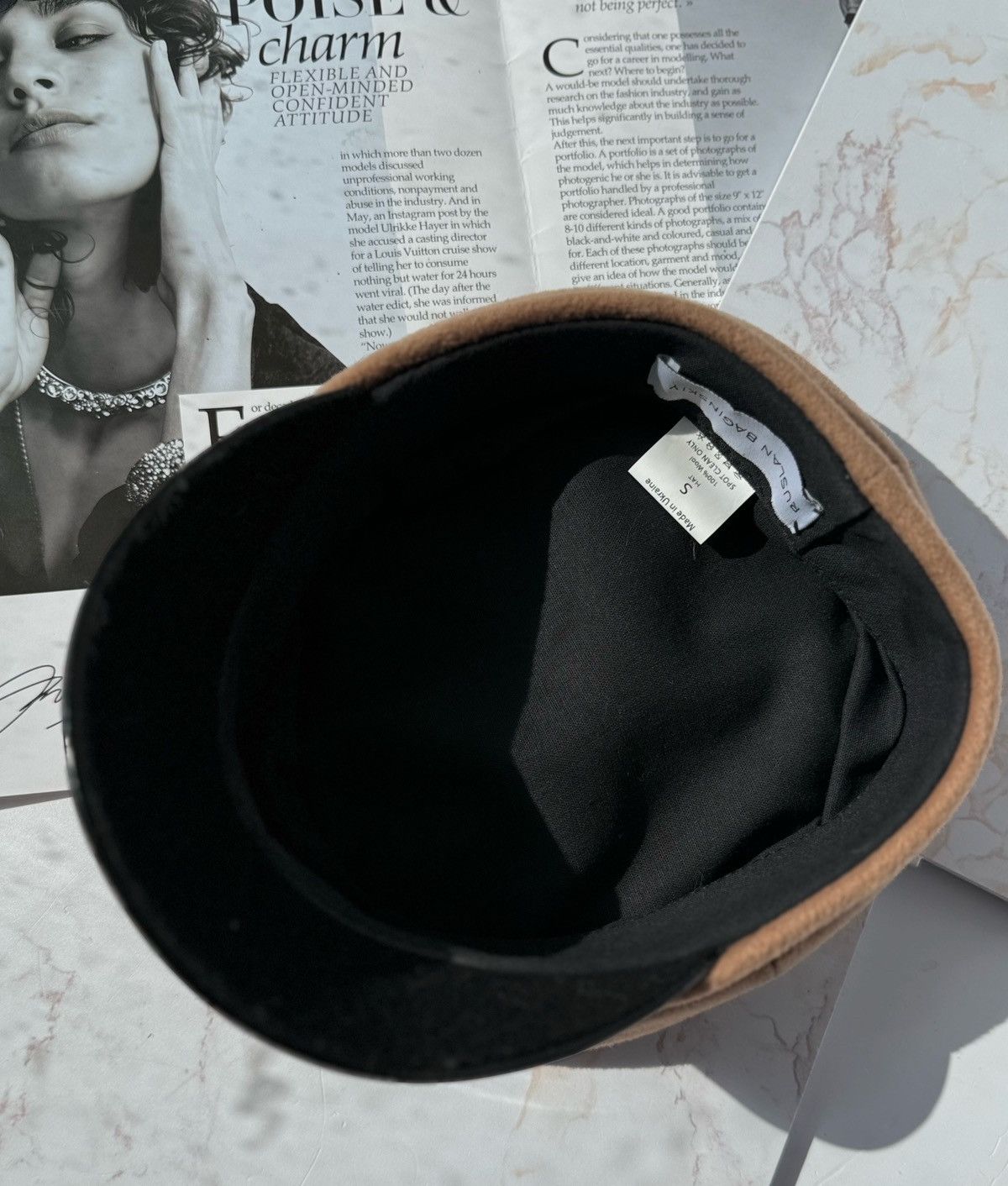 Ruslan Baginskiy Ruslan Baginskiy brown hat Size ONE SIZE - 24 Thumbnail