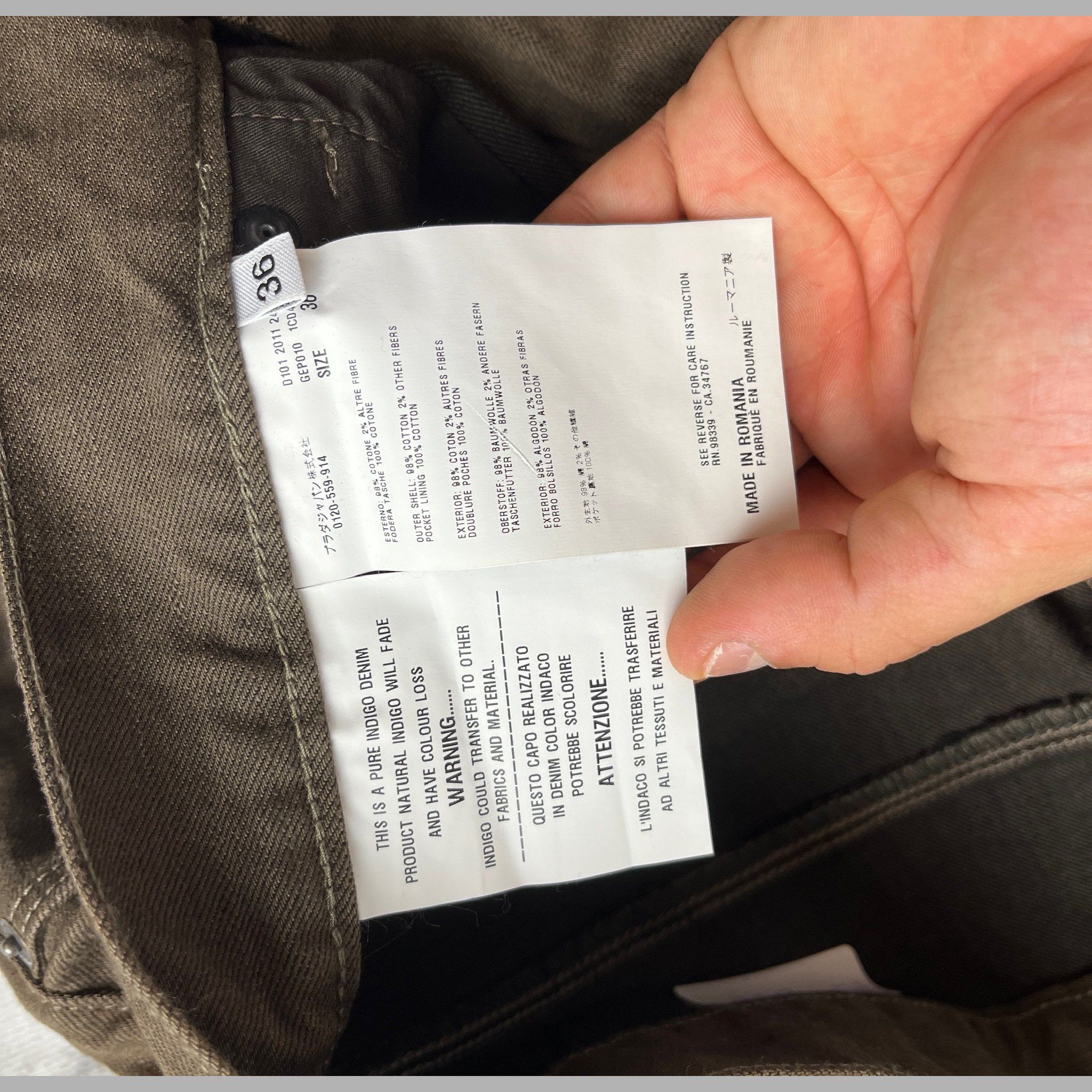 Prada Pantaloni PRADA Tapered Fit – W36 Size US 36 / EU 52 - 5 Thumbnail