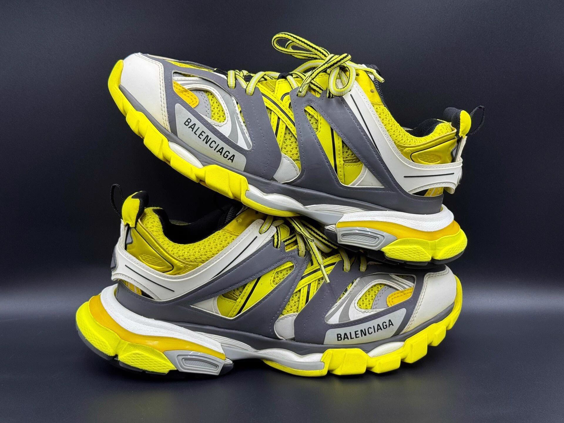 Balenciaga Balenciaga Track low top men's yellow dad shoe Size US 8 / EU 41 - 3 Thumbnail