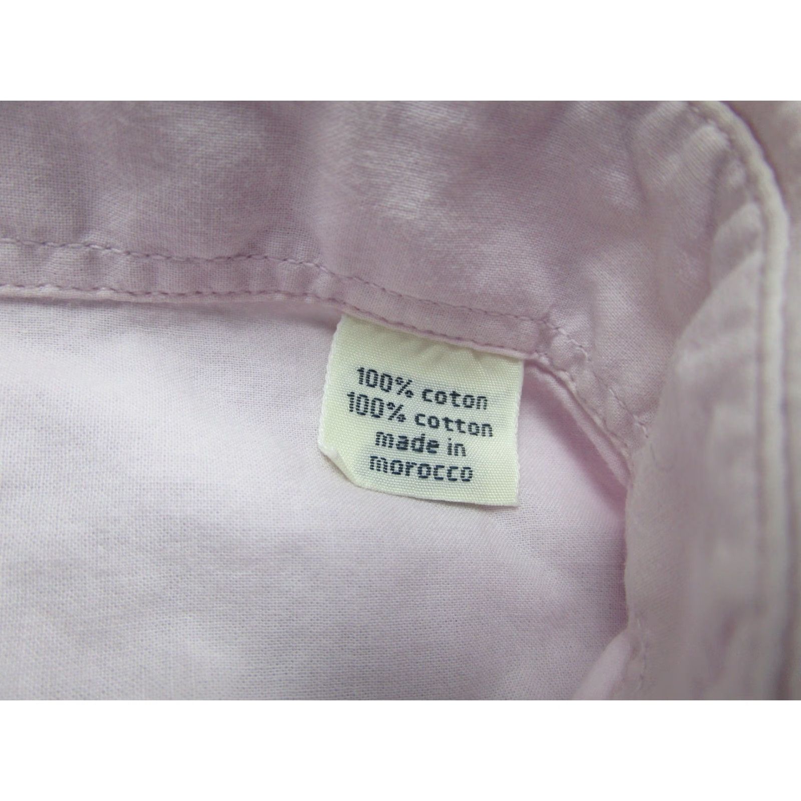 Hartford Hartford Shirt Mens XL Pink Lightweight Cotton Button-Up Casual Workwear Stains Size US XL / EU 56 / 4 - 5 Thumbnail