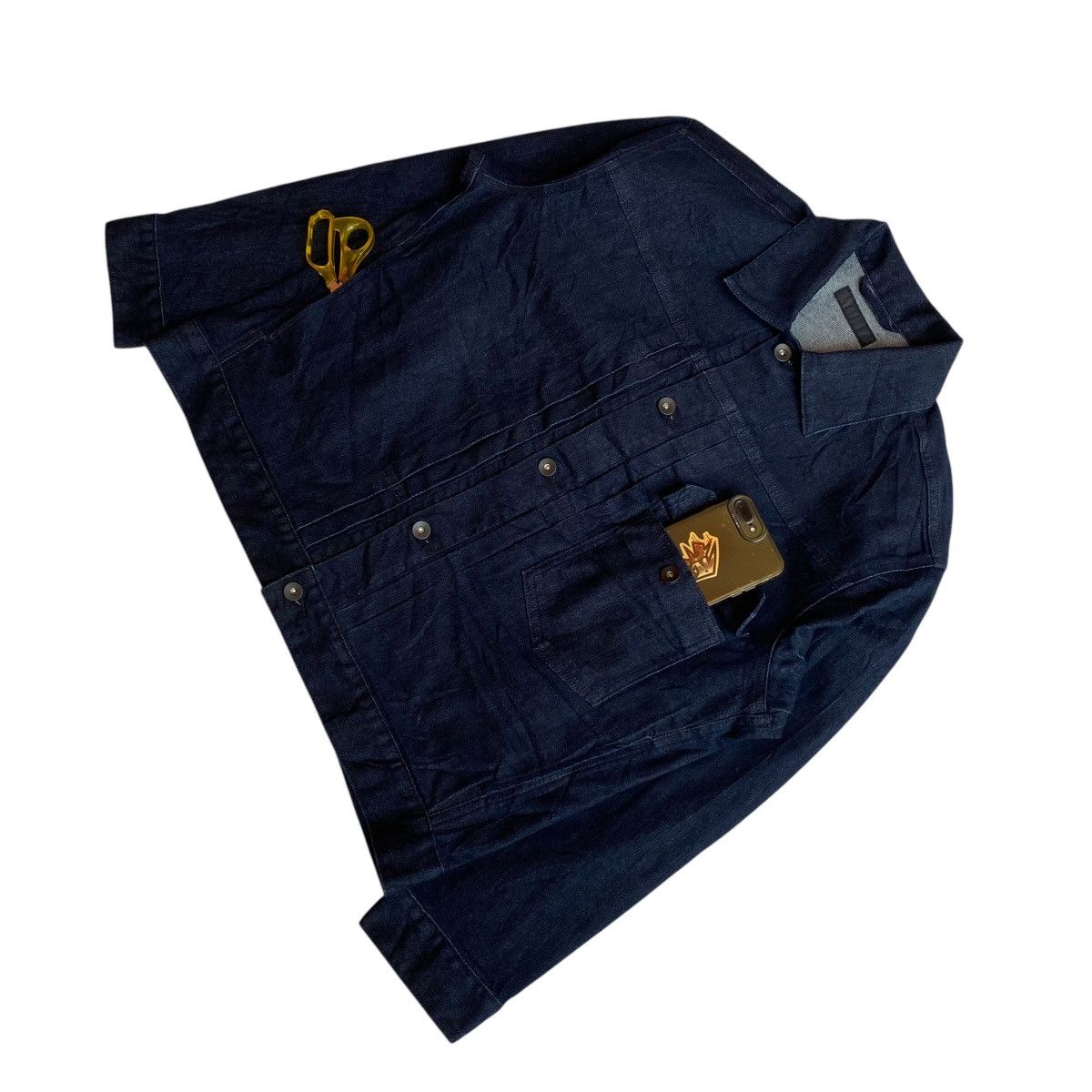 Japanese Brand × Uniqlo Uniqlo Blue Indigo Type I Denim Jacket Size US M / EU 48-50 / 2 - 5 Thumbnail