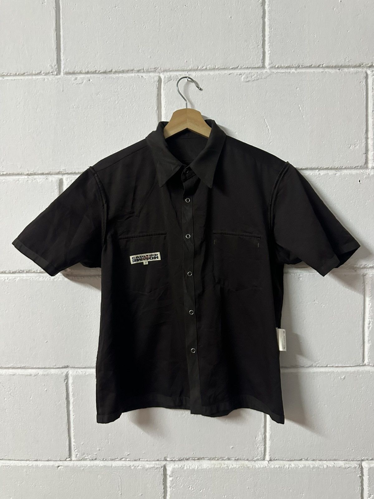 Gaultier Homme Objet × Jean Paul Gaultier Gaultier Homme Objet Double Pocket Polyester Snap Button Size US S / EU 44-46 / 1 - 16 Thumbnail