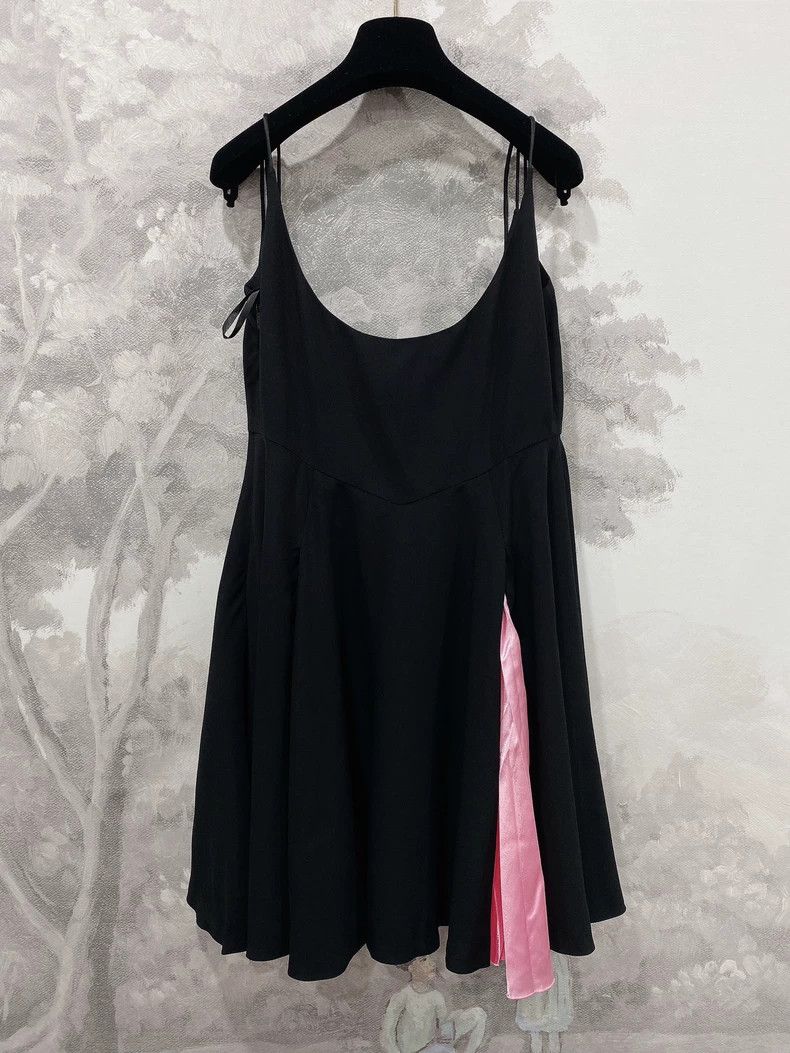 Versace Versace Black slip dress Size M / US 6-8 / IT 42-44 - 3 Thumbnail