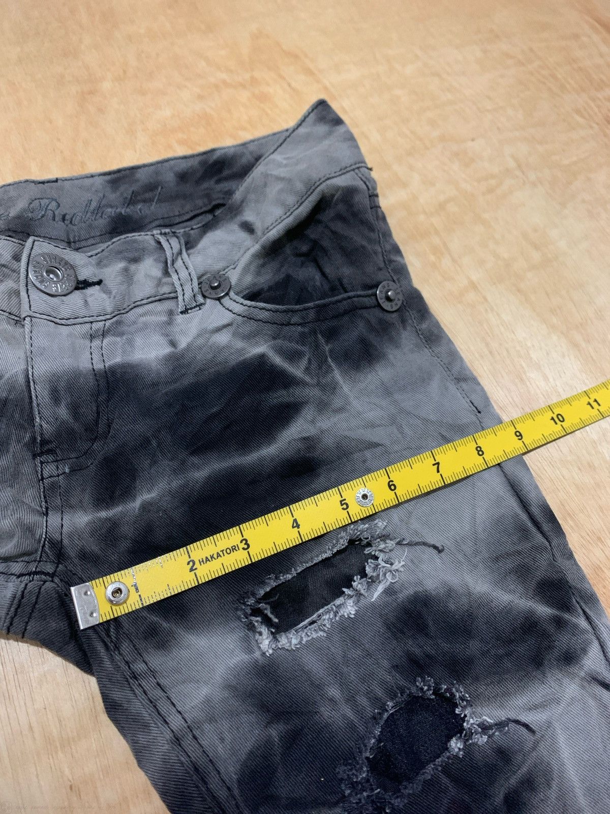 If Six Was Nine × Japanese Brand × KMRii Distressed Denim Ifsixwasnine Lgb Punk style Size US 31 - 11 Thumbnail