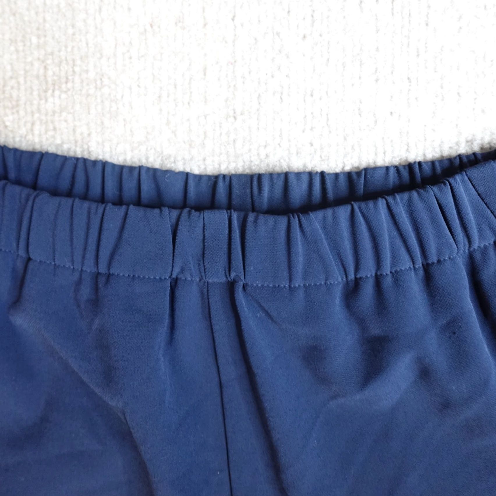 Vince Vince Womens Pants Large Blue Solid Stretch Waist Pull On Career Dress Pants Wide-Leg Mens? Womens Size 36" / US 14 / IT 50 - 7 Thumbnail