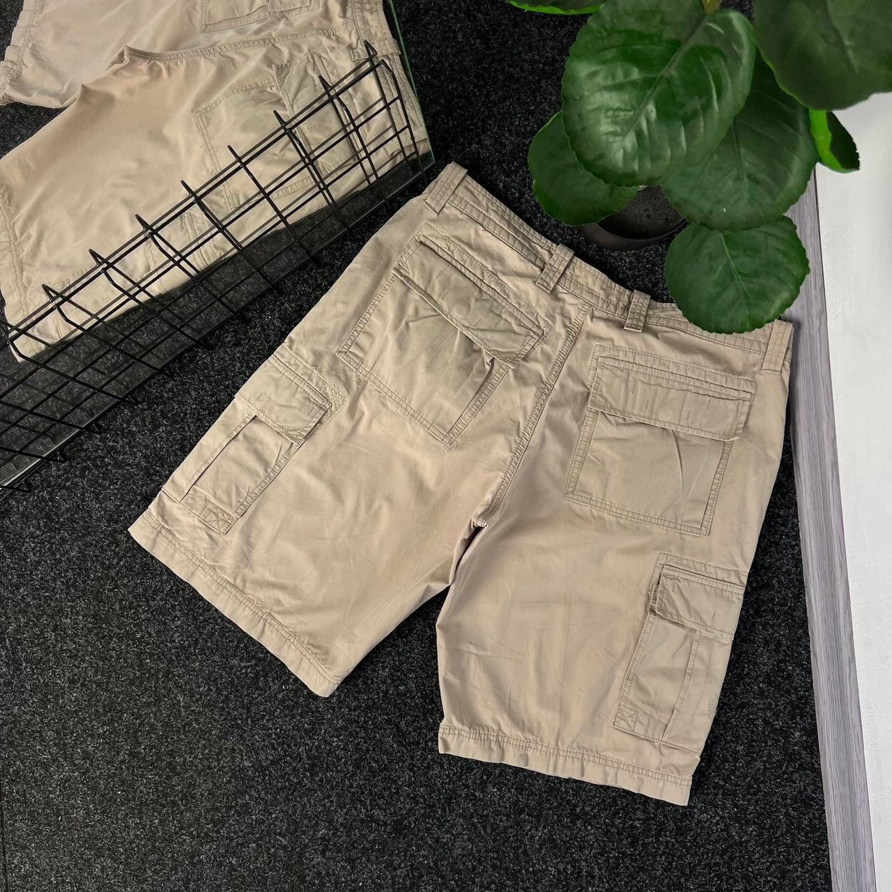 Napapijri × Vintage Shorts Cargo Napapijri Vintage Multi Pocket Y2k Style Baggy Size US 38 / EU 54 - 2 Thumbnail