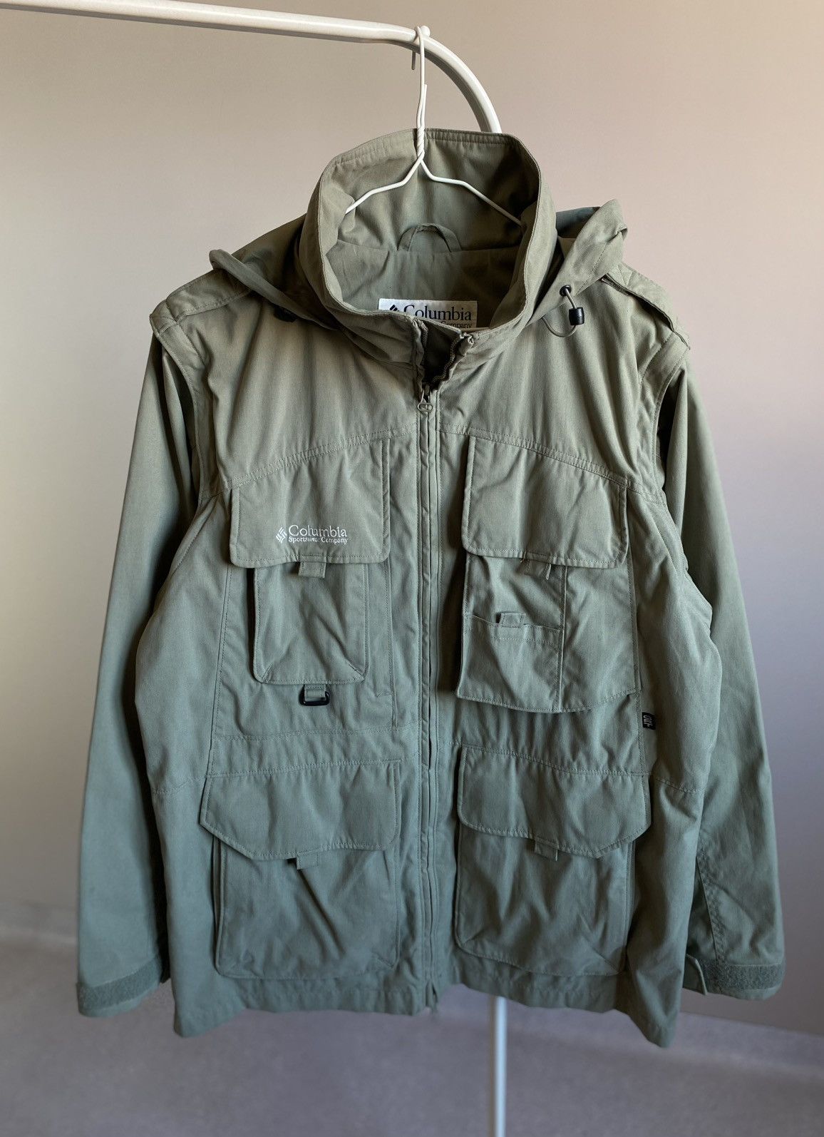 Columbia 2in1 COLUMBIA Multipocket Tactical Utility Jacket Vest Size US M / EU 48-50 / 2 - 4 Thumbnail