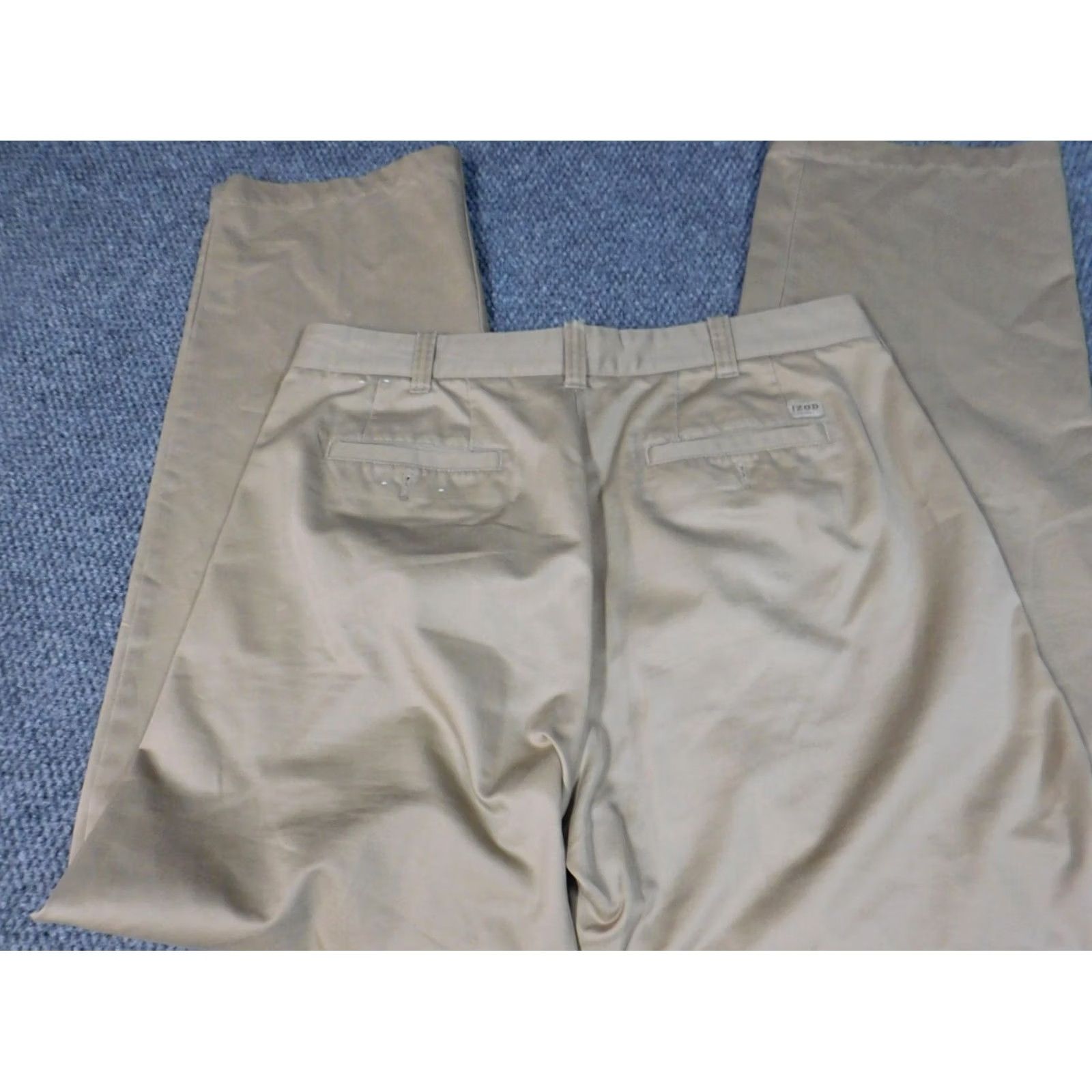 Izod Izod Pants Mens 36x33 beige regular Straight chino classic Size US 32 / EU 48 - 5 Thumbnail